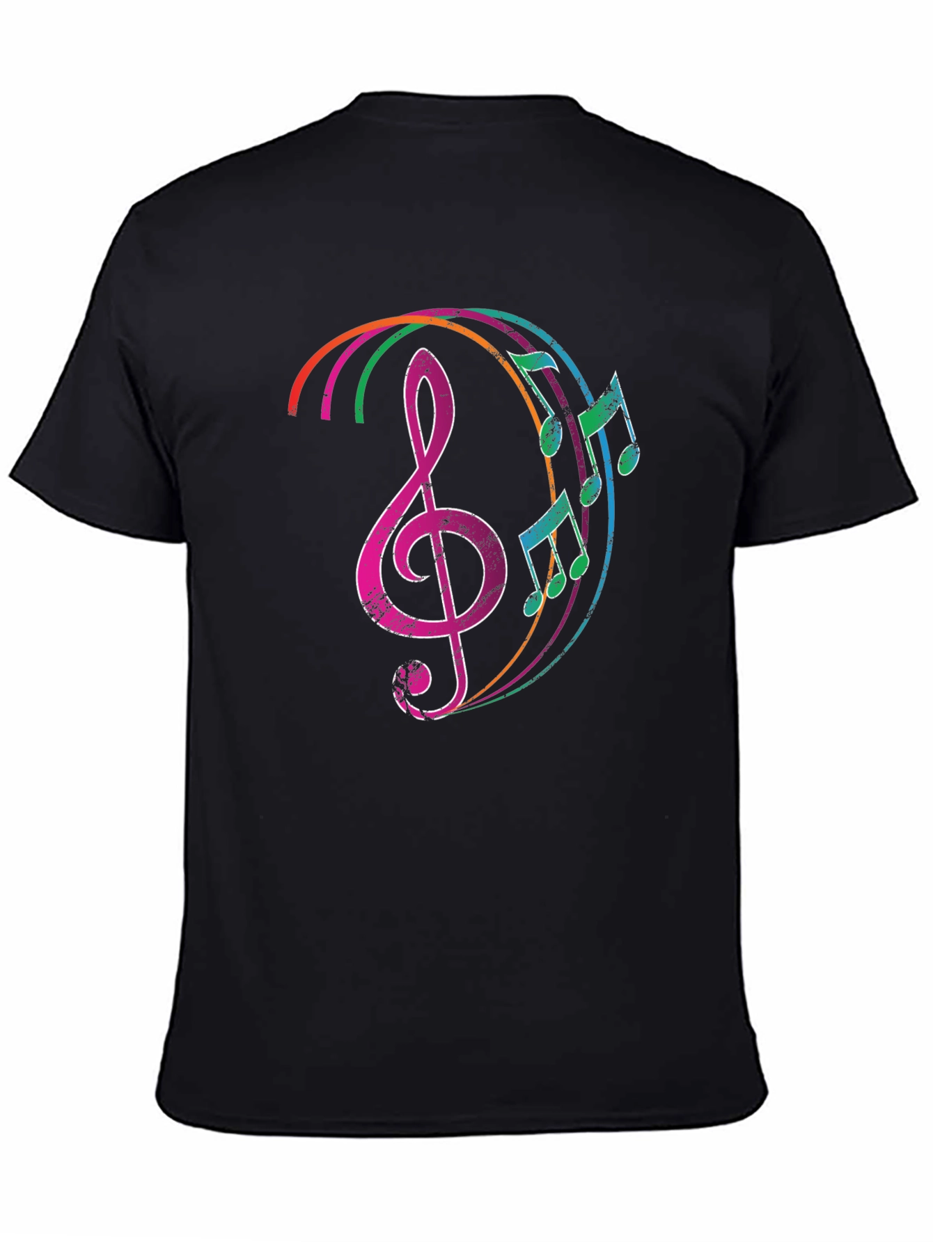 Musical Note Treble Clef Graphic Tee