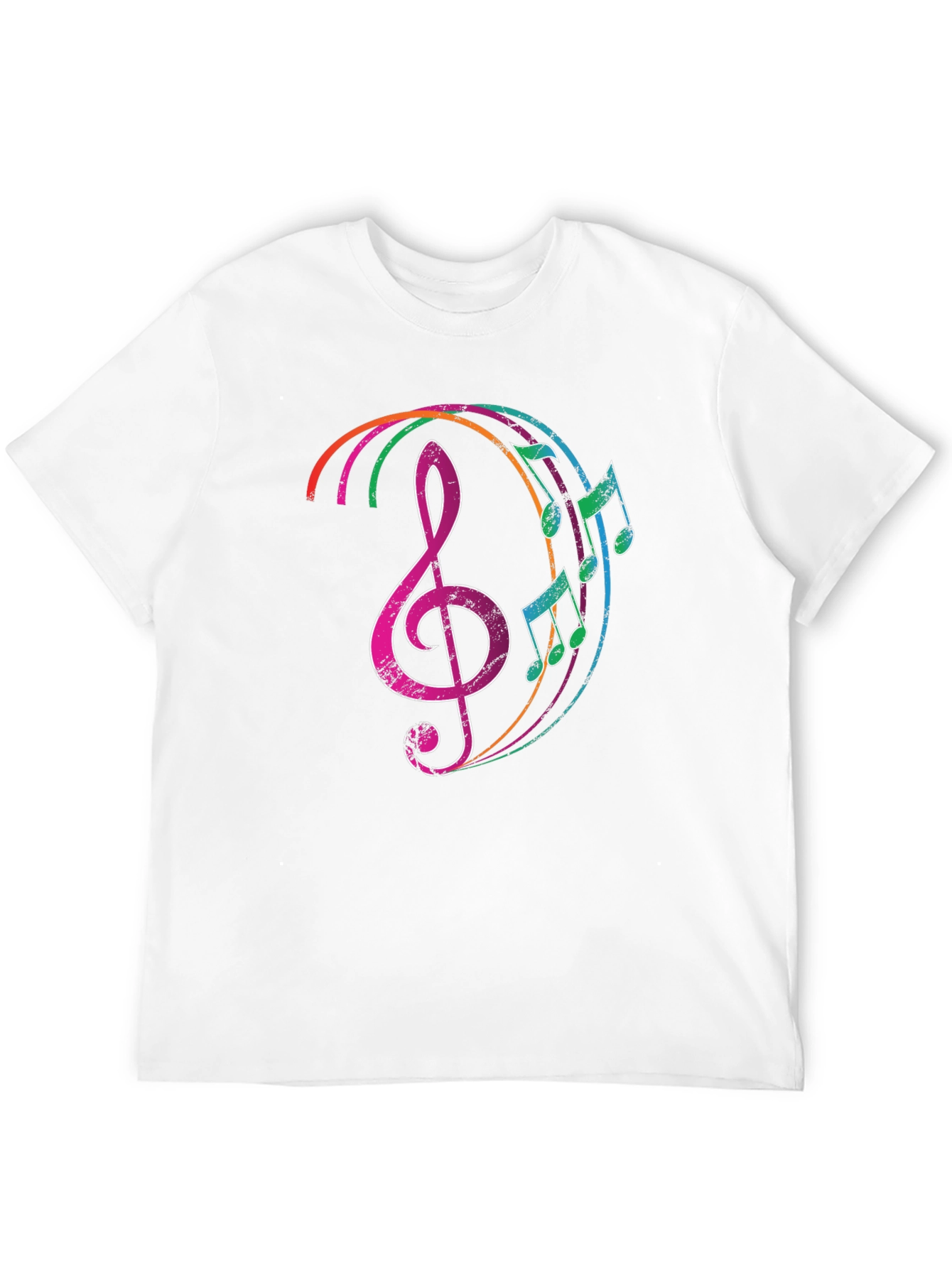 Musical Note Treble Clef Graphic Tee