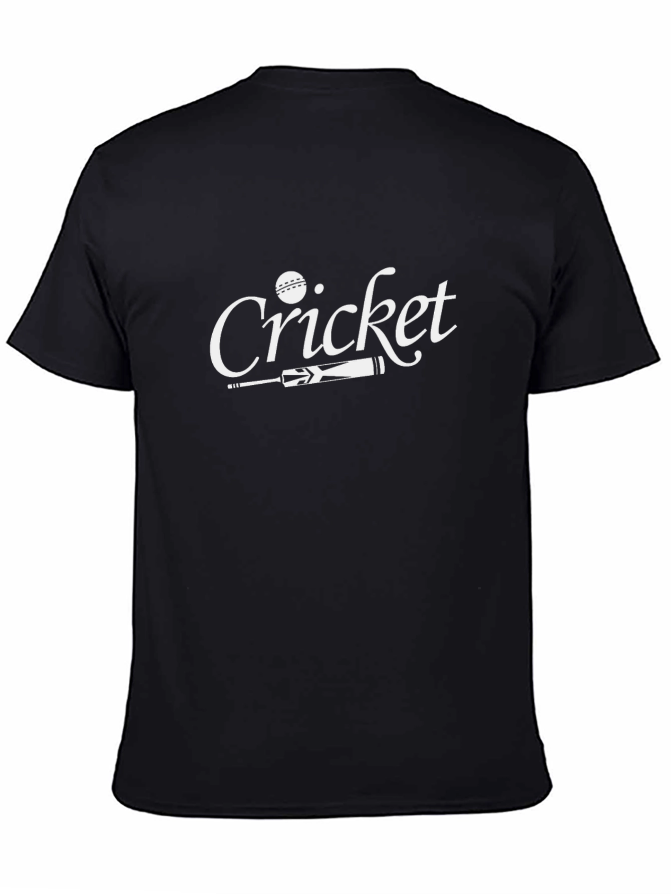 Cricket T-Shirt: Stylish Bat & Ball Graphic Tee