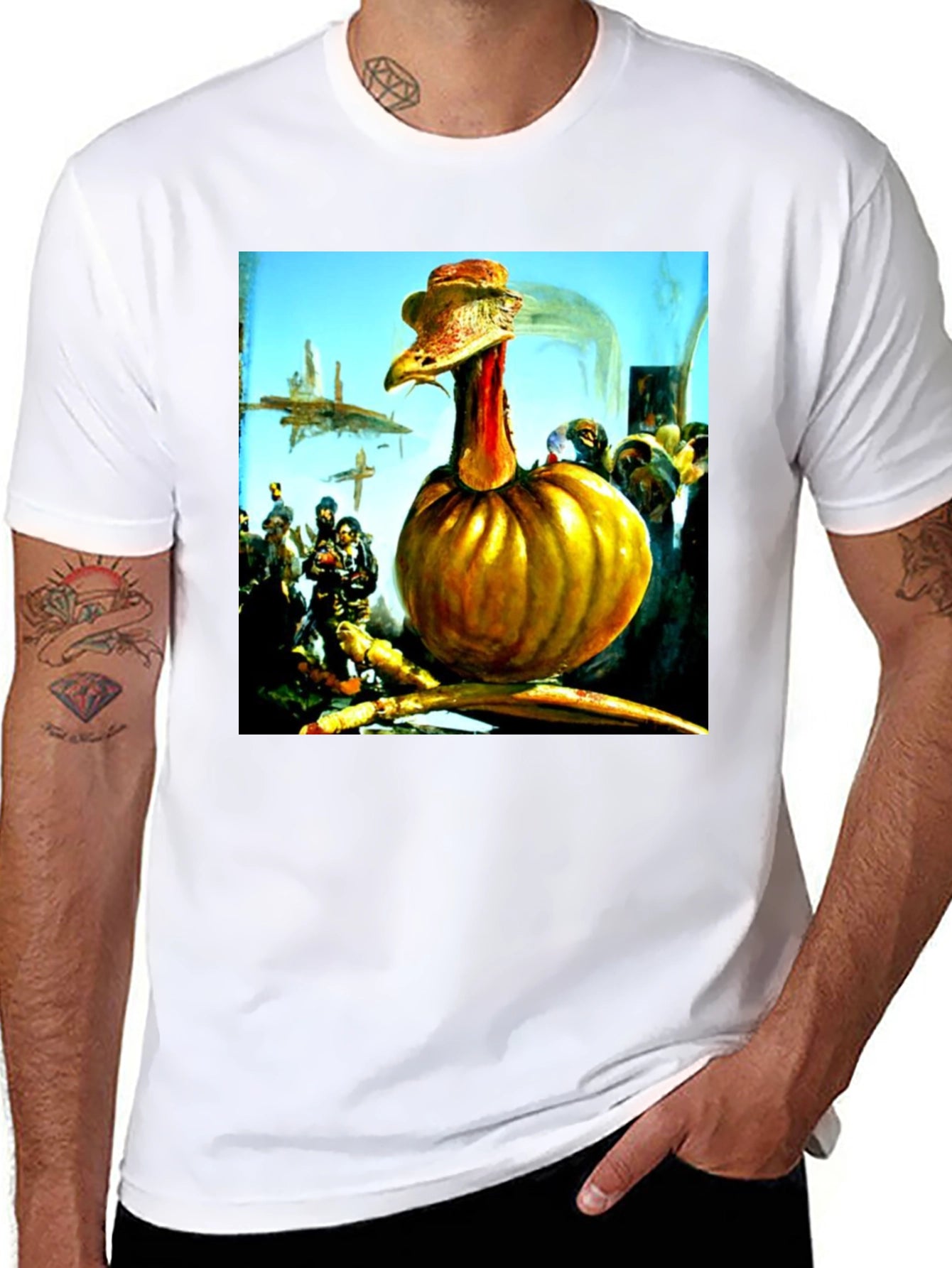Turkey in Hat T-Shirt