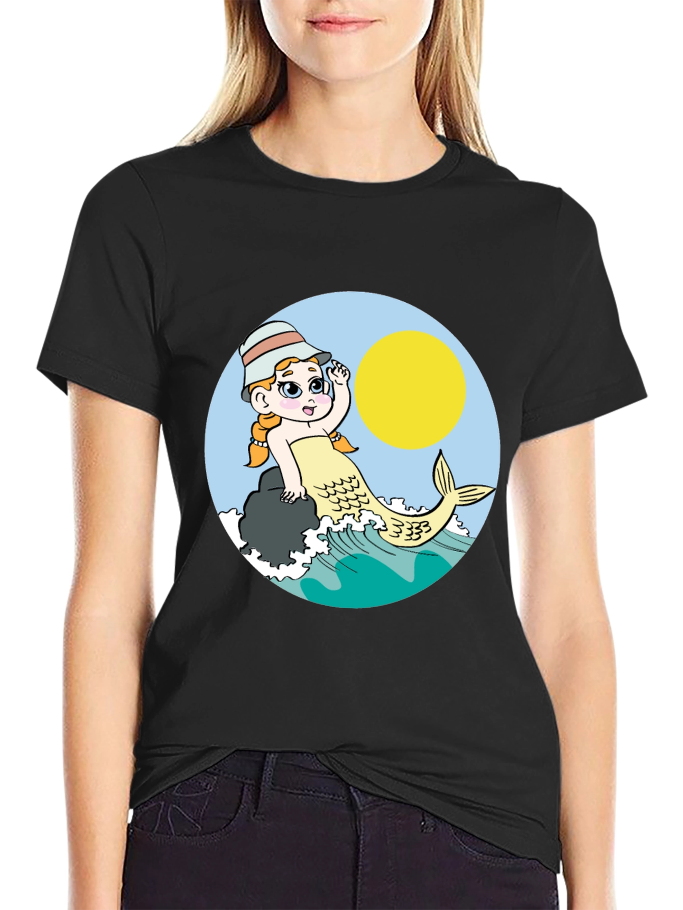 Mermaid T-Shirt - Cute Cartoon Design