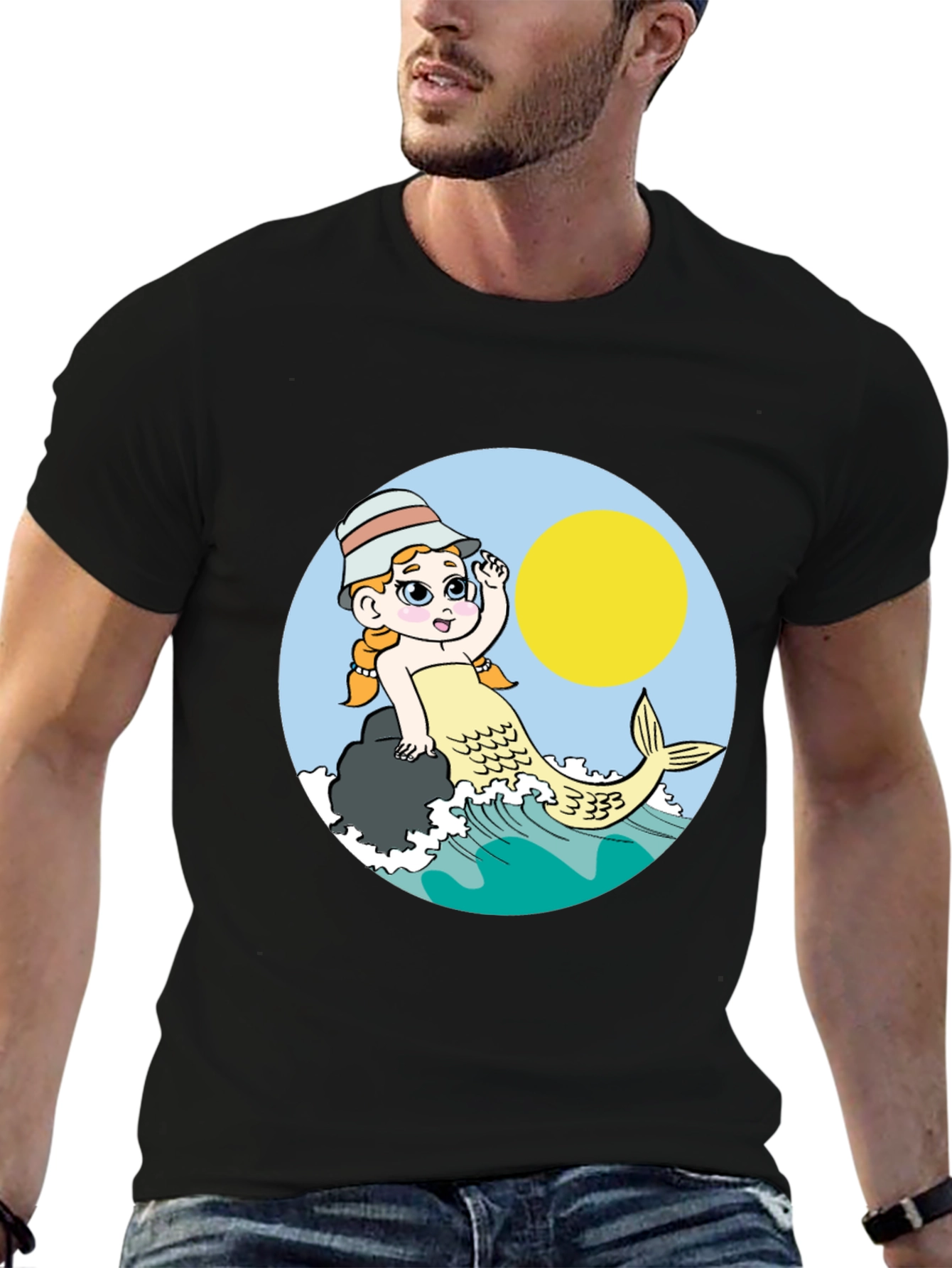 Mermaid T-Shirt - Cute Cartoon Design