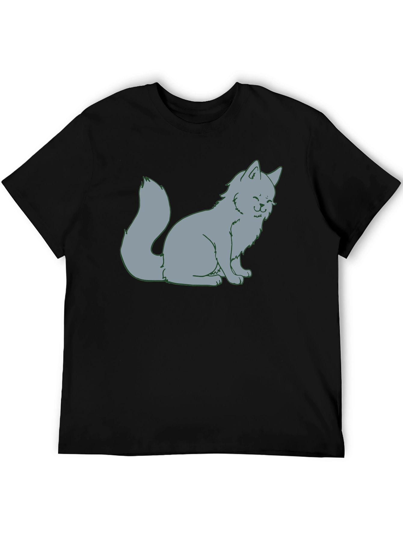 Cat Cartoon Graphic T-Shirt