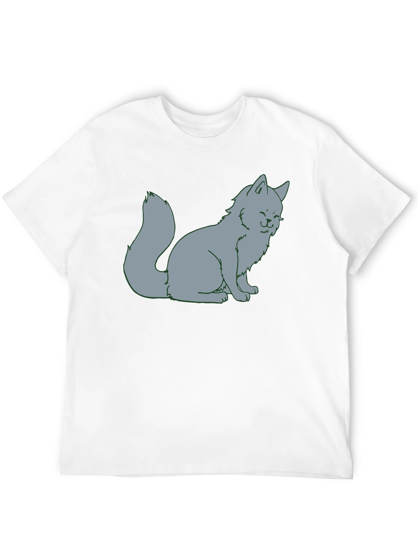 Cat Cartoon Graphic T-Shirt