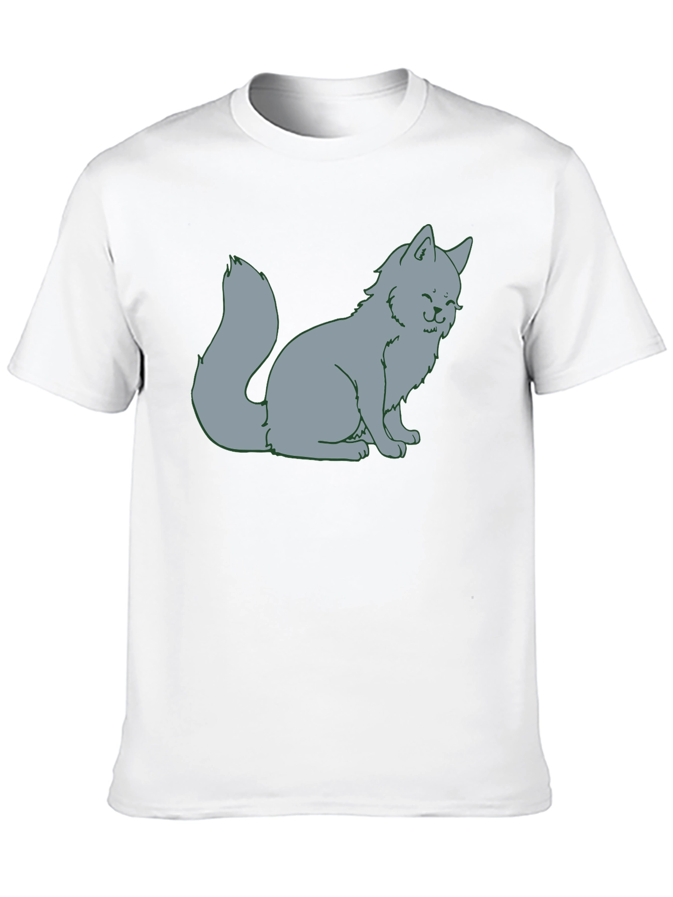 Cat Cartoon Graphic T-Shirt