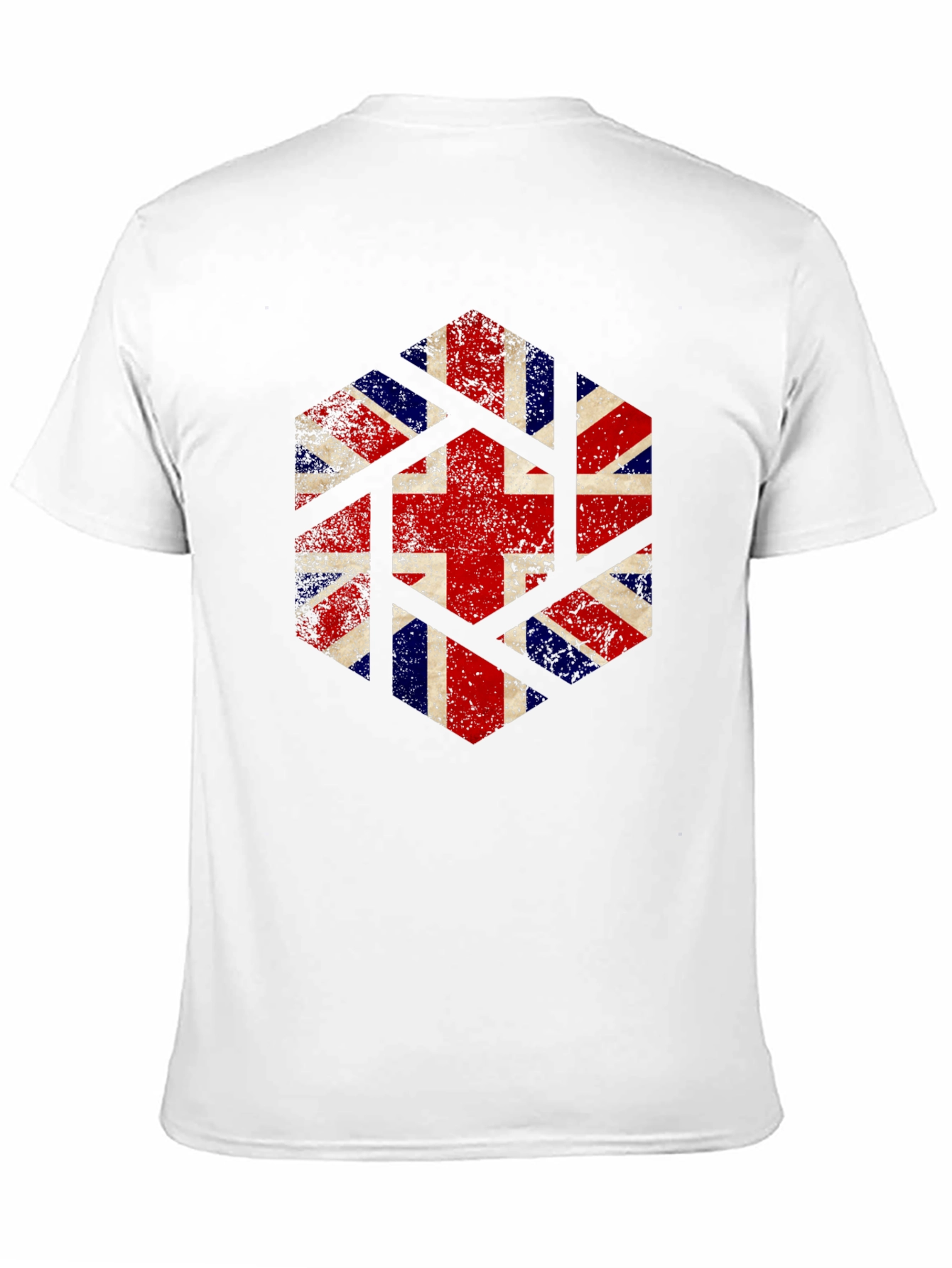 Union Jack Geometric Graphic Tee