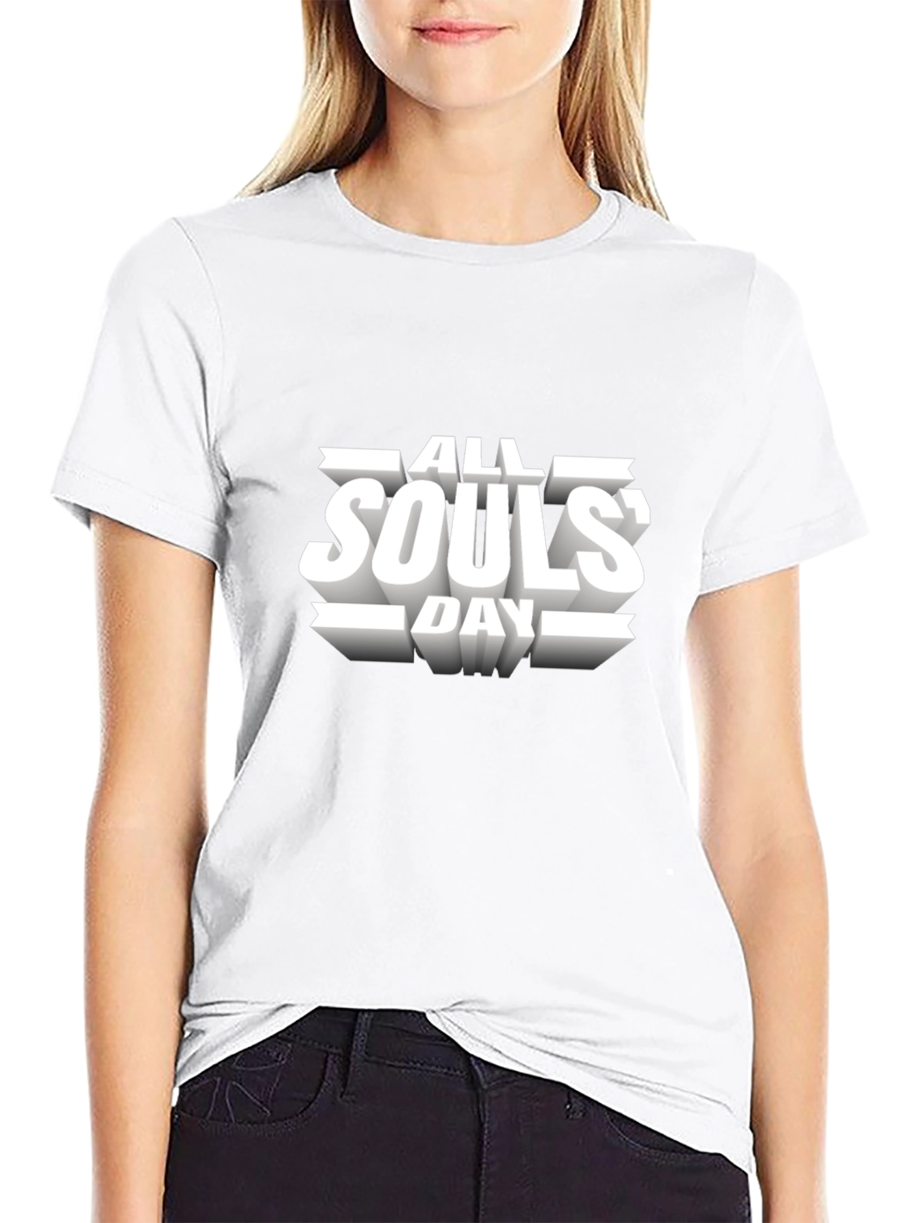 All Souls Day Black Graphic Tee