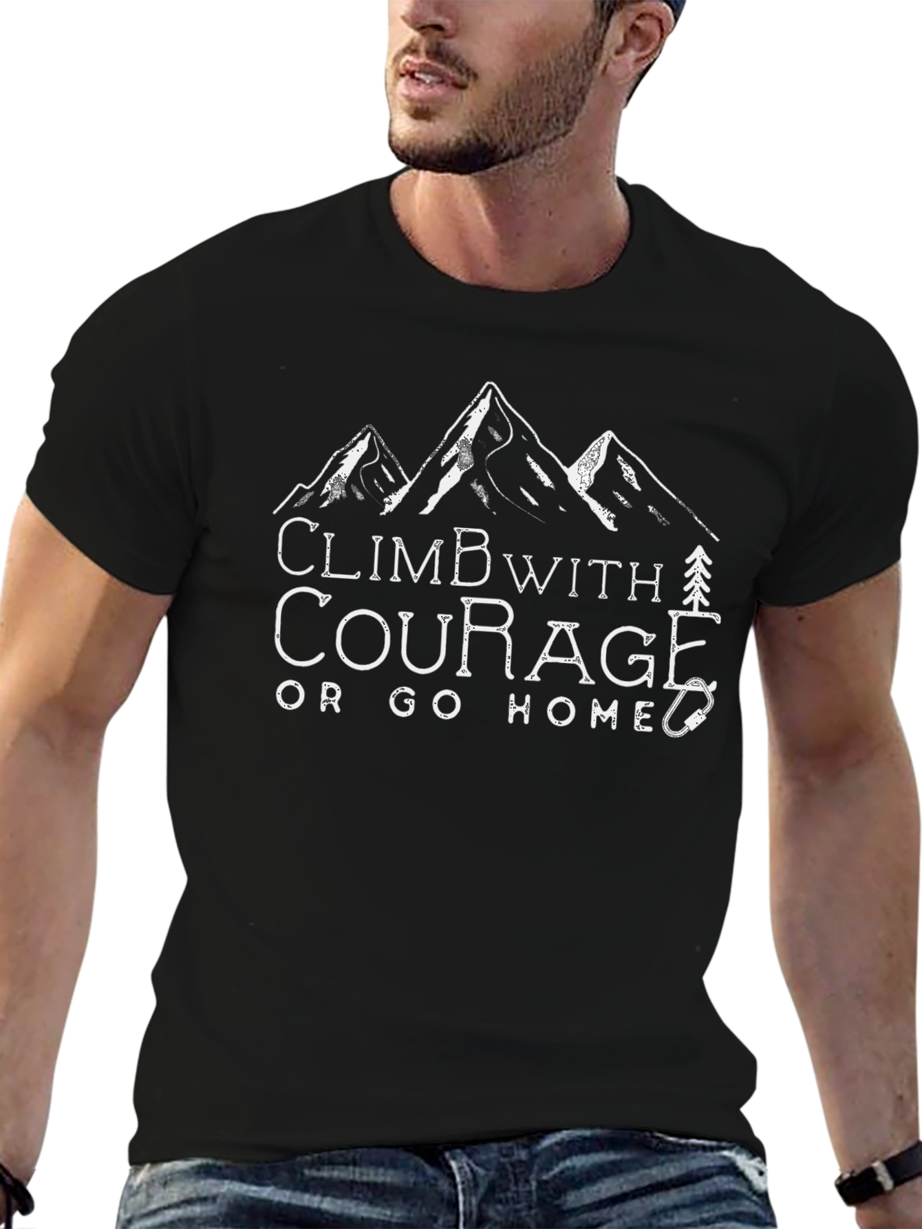 Climb With Courage Graphic Tee