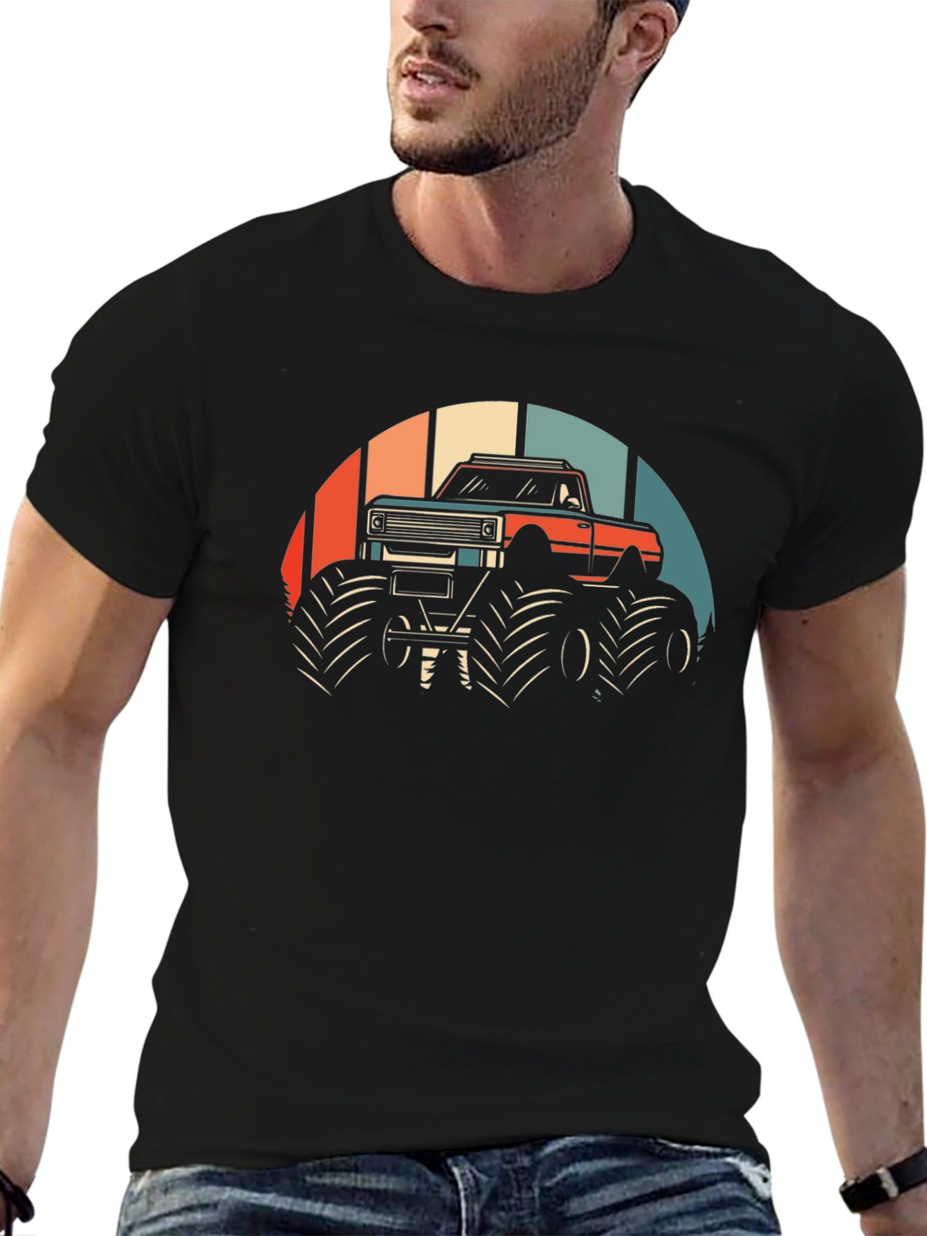 Retro Monster Truck Graphic Tee