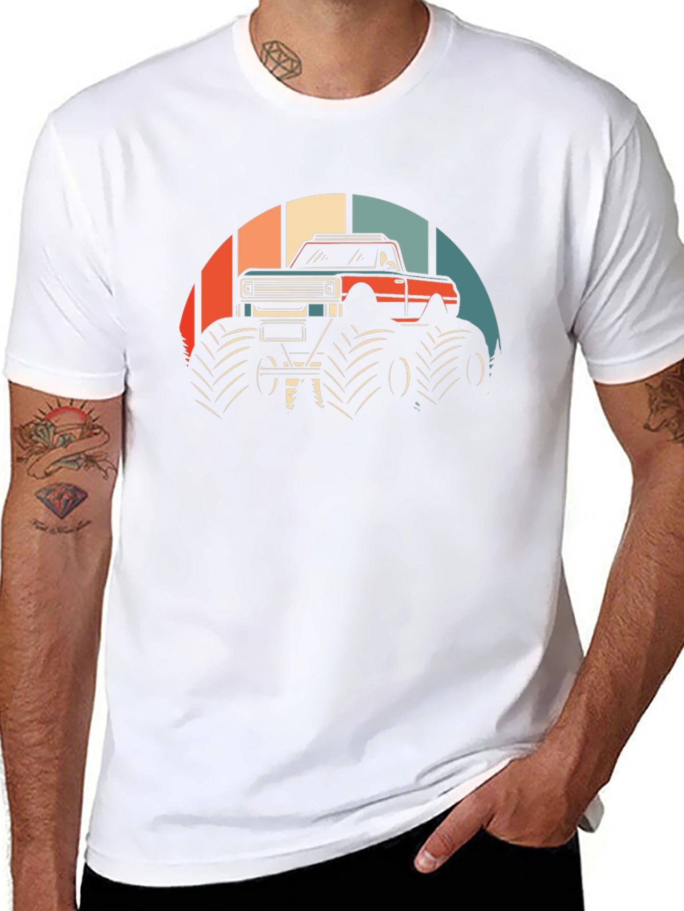 Retro Monster Truck Graphic Tee