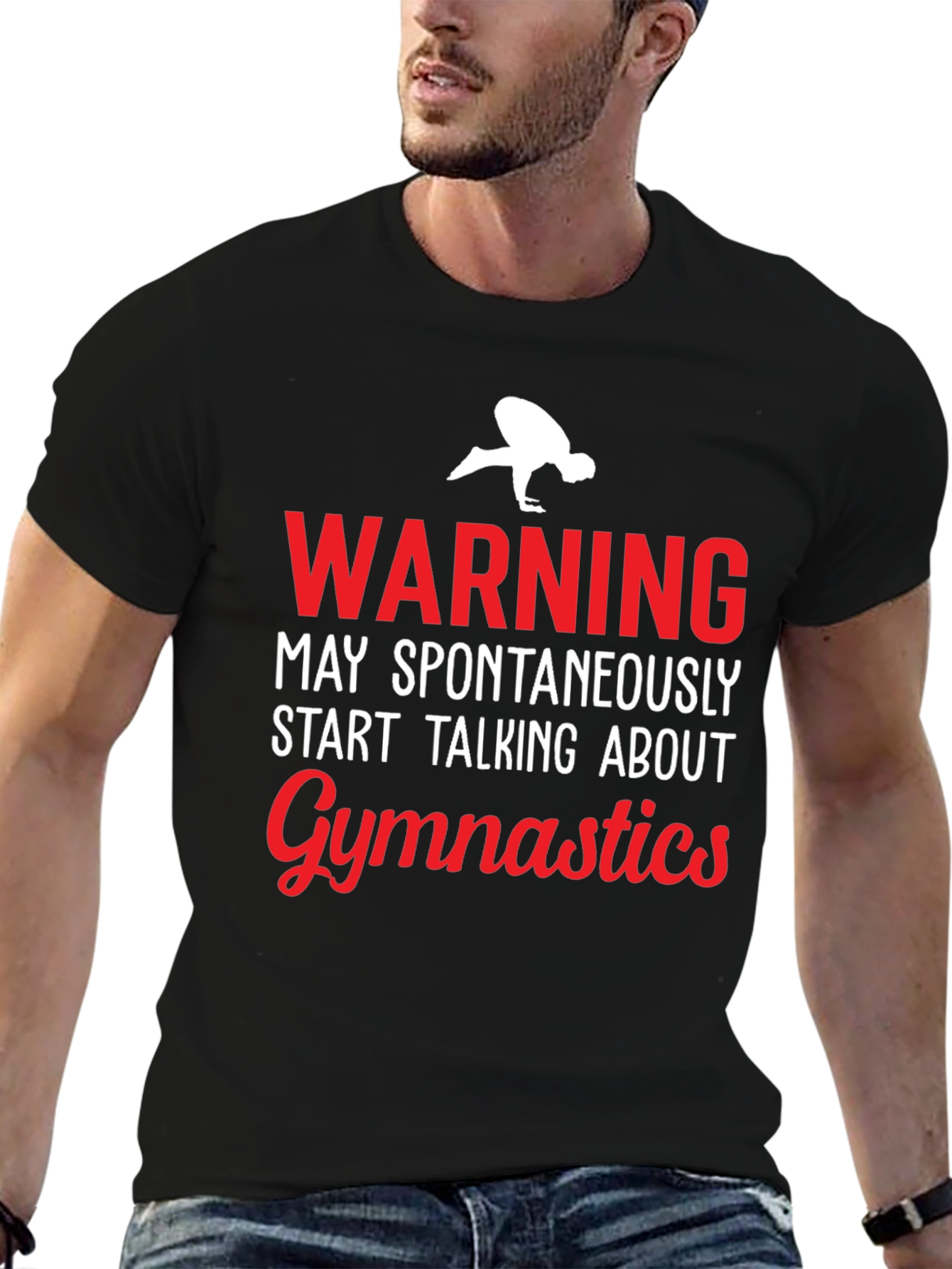 Gymnastics Warning Graphic Tee