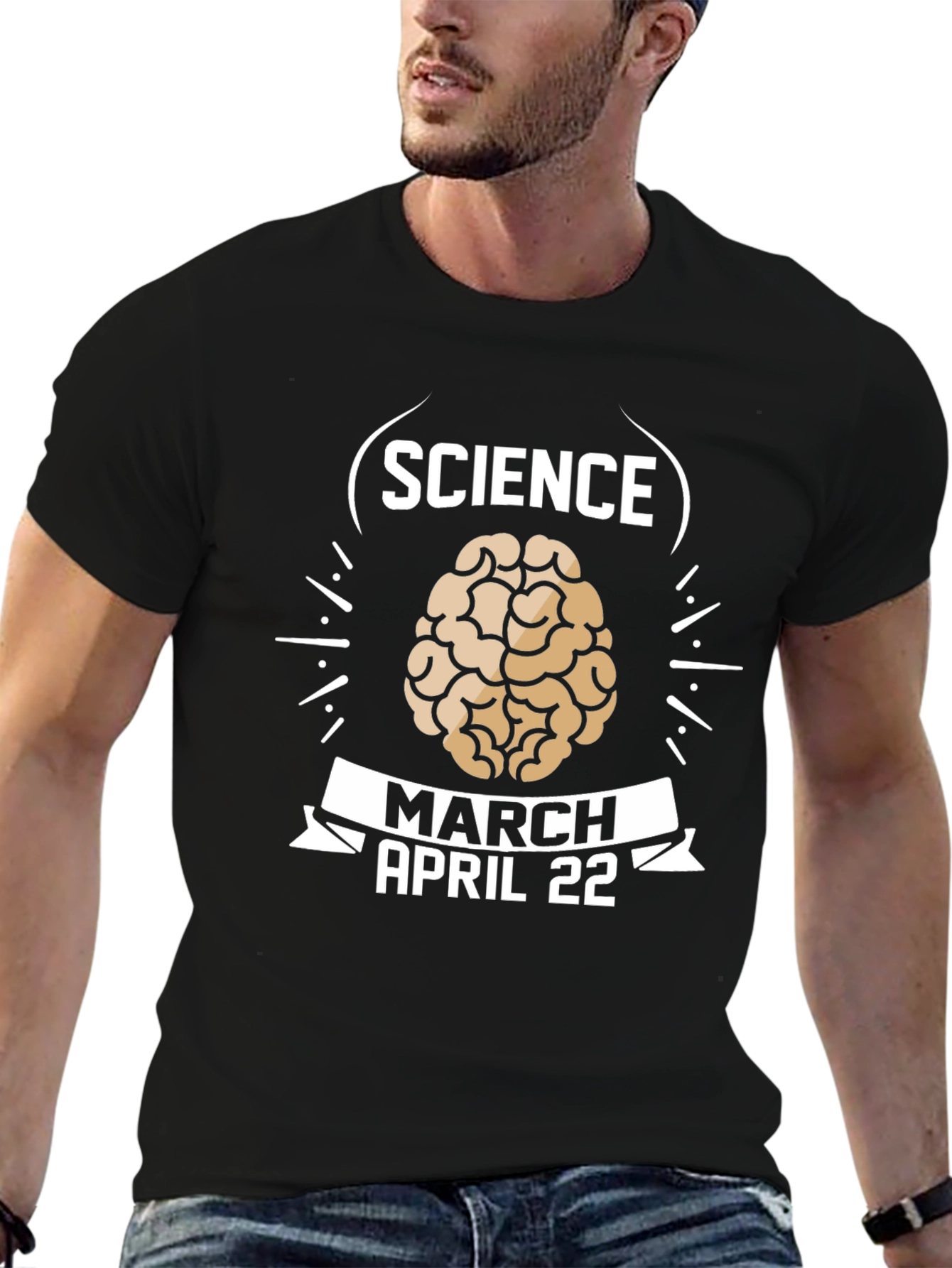 Science March April 22 Brain T-Shirt