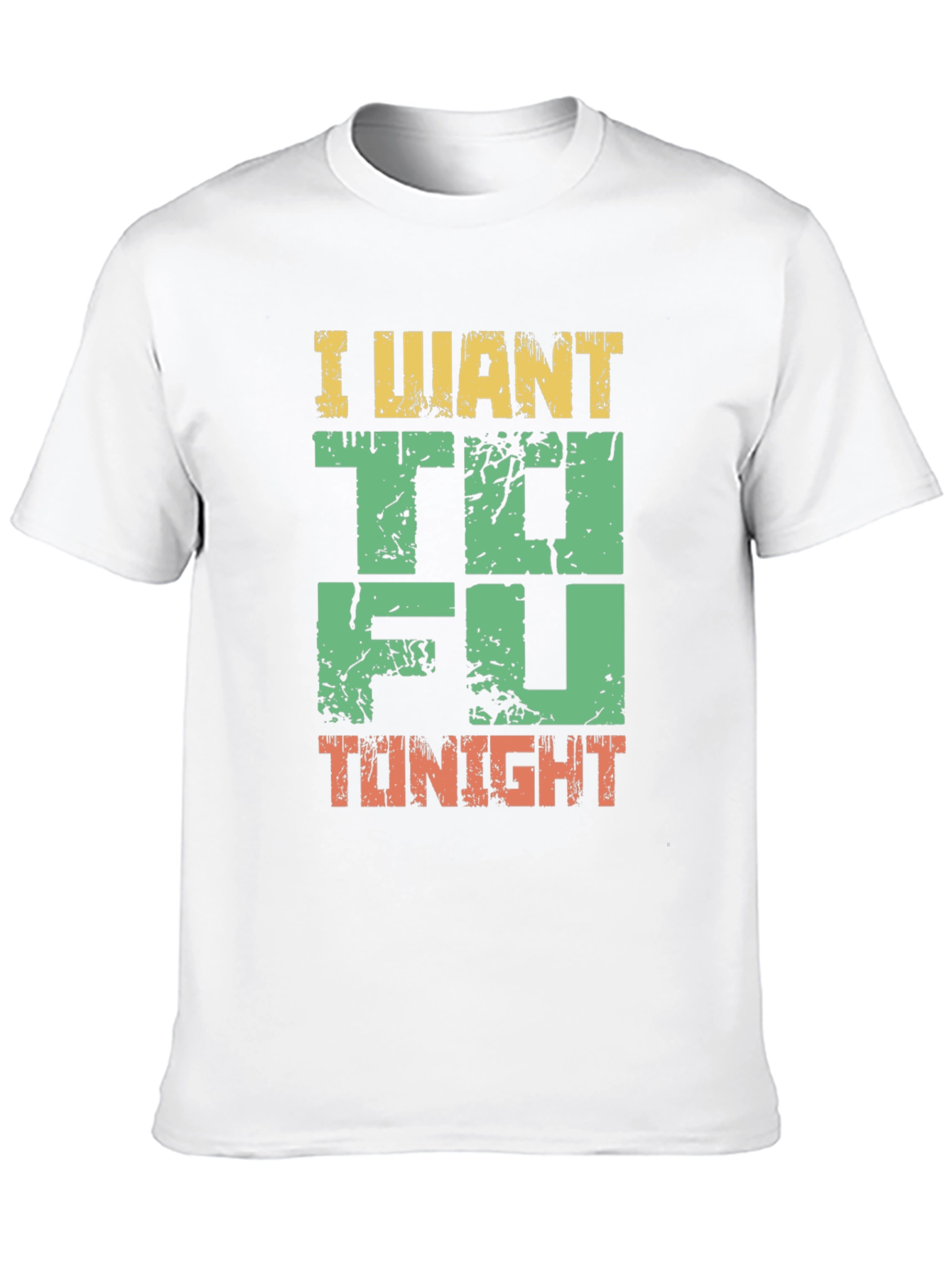 I Want Tofu Tonight Graphic T-Shirt - Black