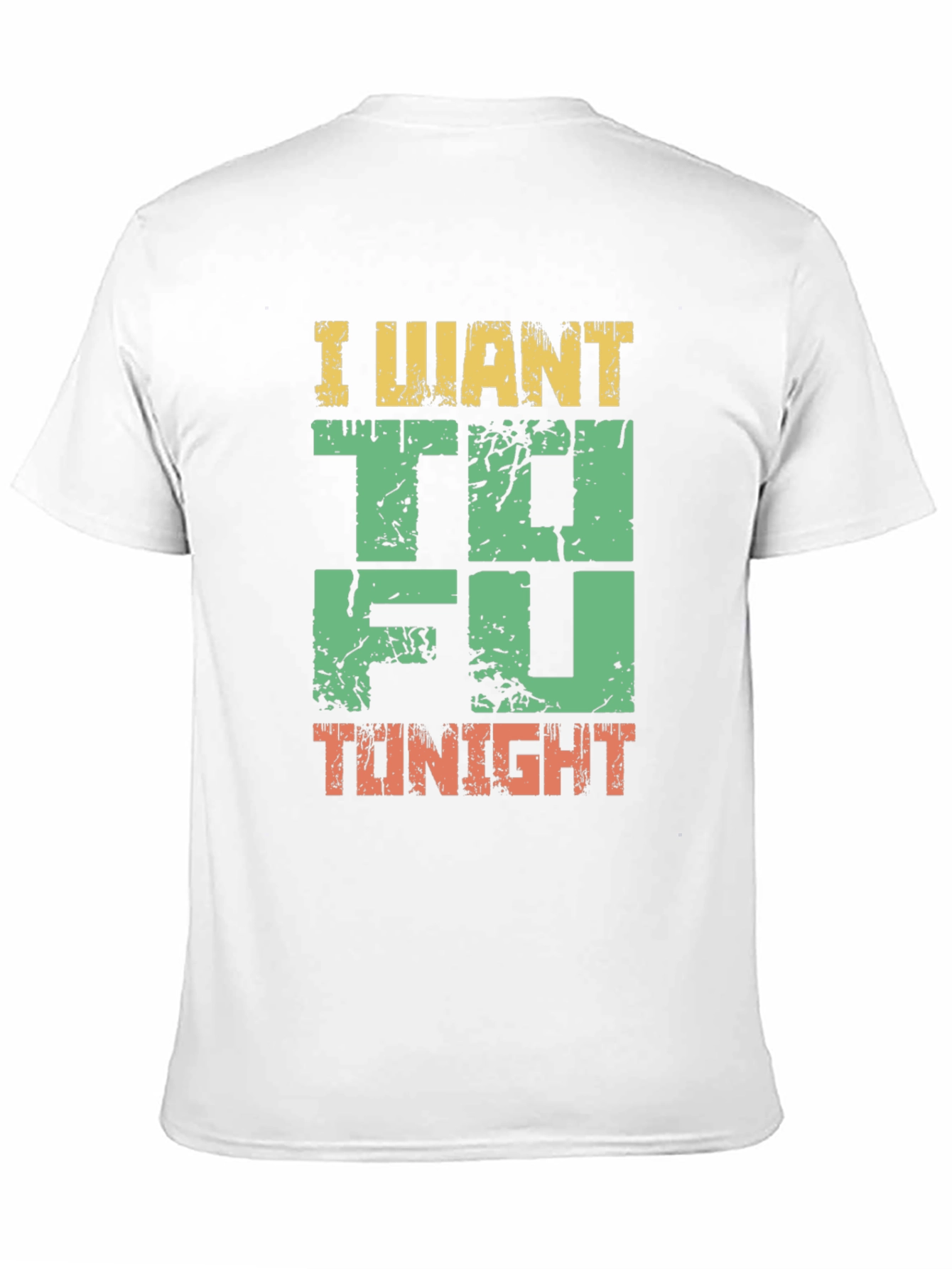I Want Tofu Tonight Graphic T-Shirt - Black
