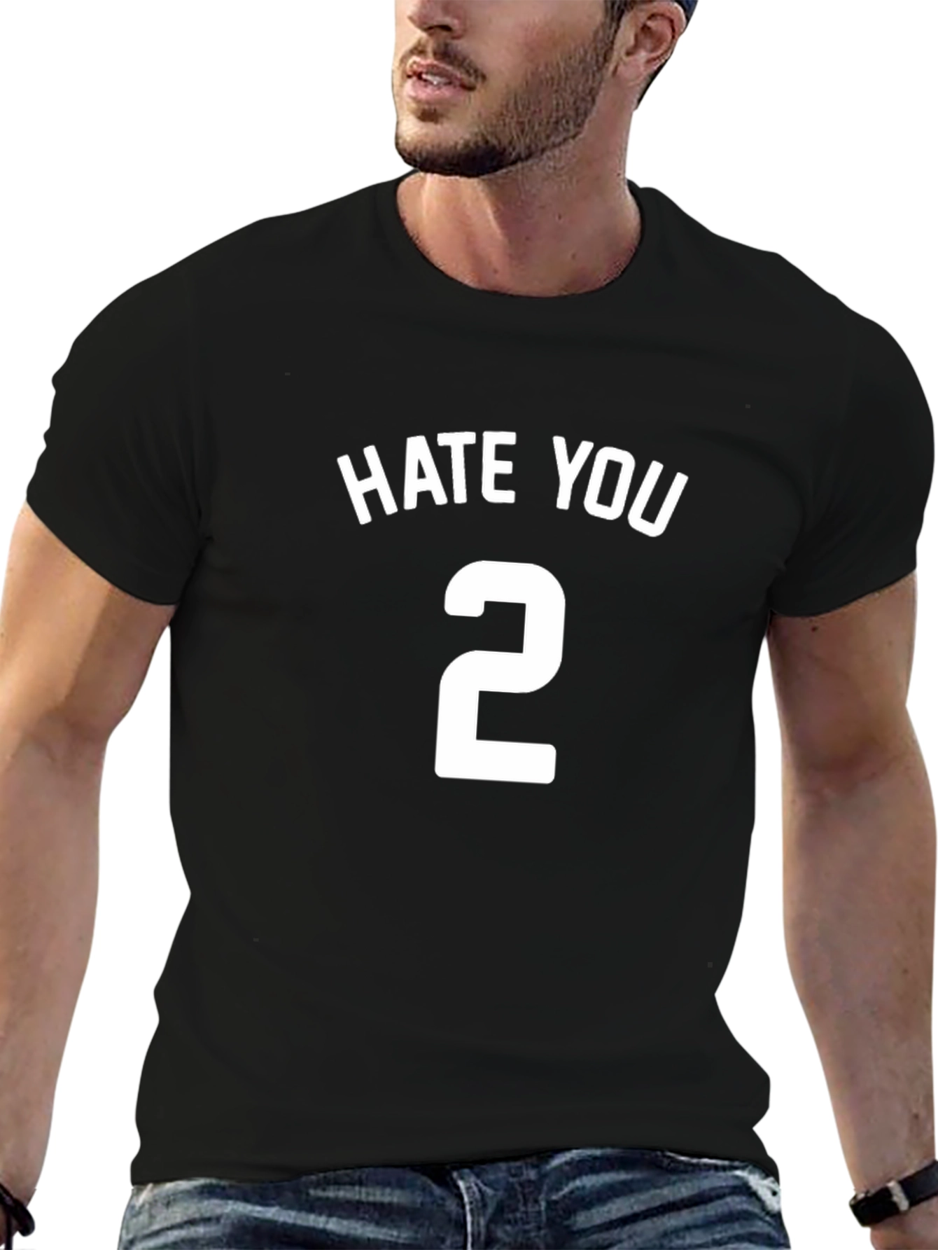 Hate You Number 2 T-Shirt Funny Graphic Tee
