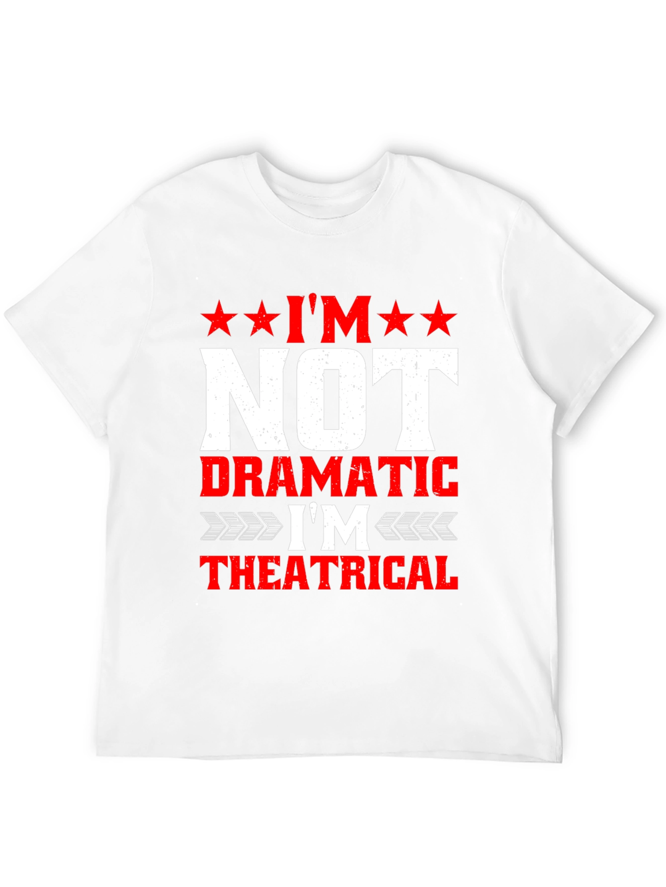Im Not Dramatic Im Theatrical Mens Tee