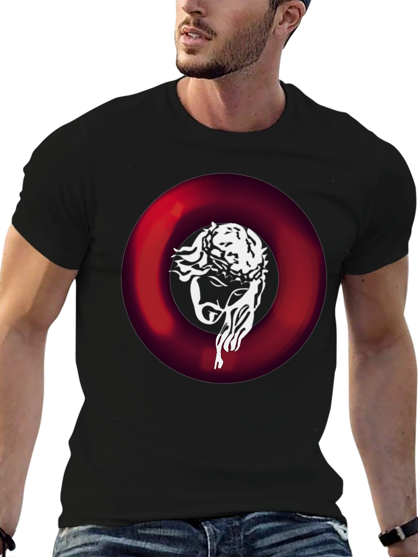 Jesus Graphic Tee - Crown of Thorns Design