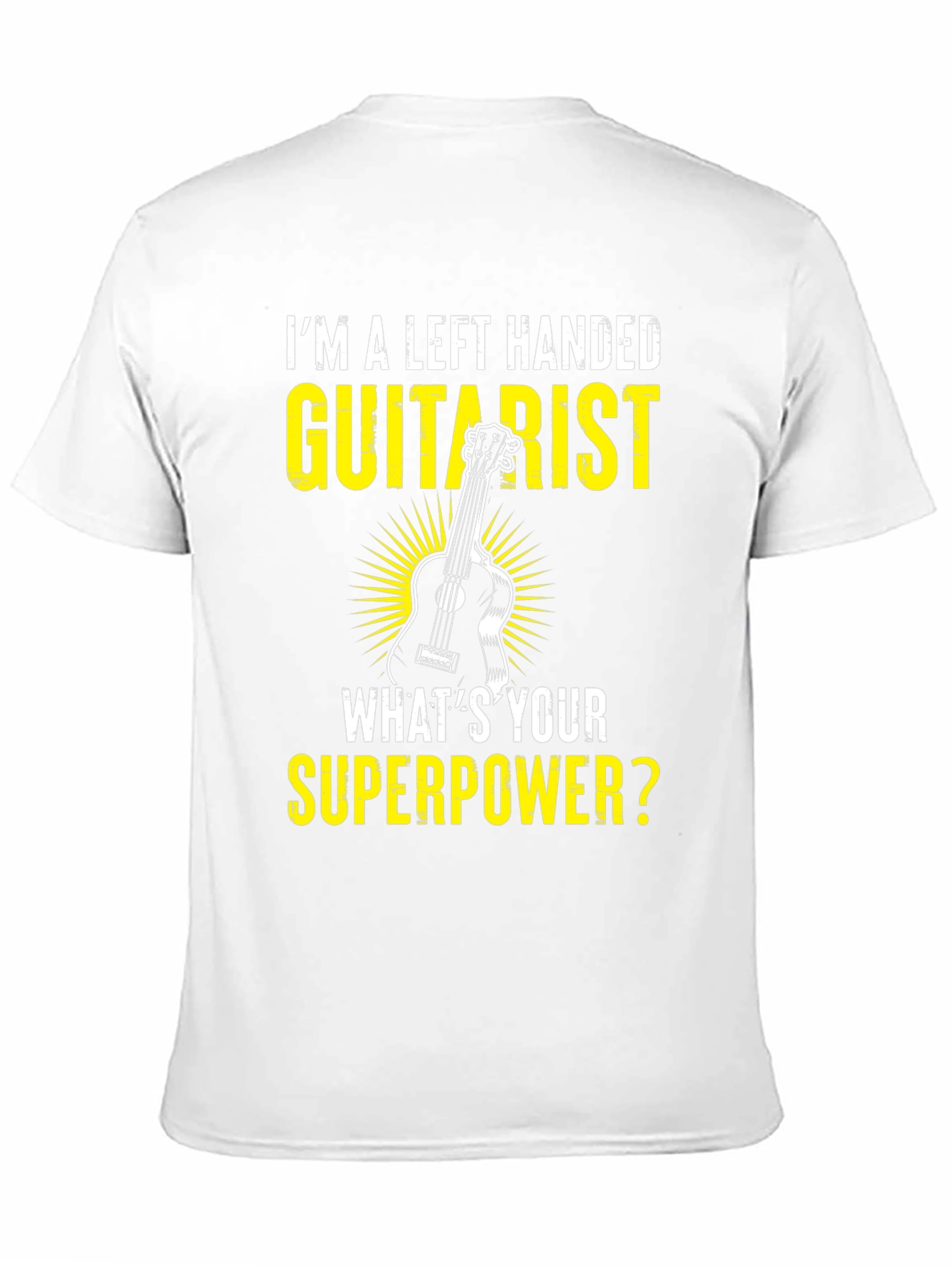 Left Handed Guitarist Superpower T-Shirt
