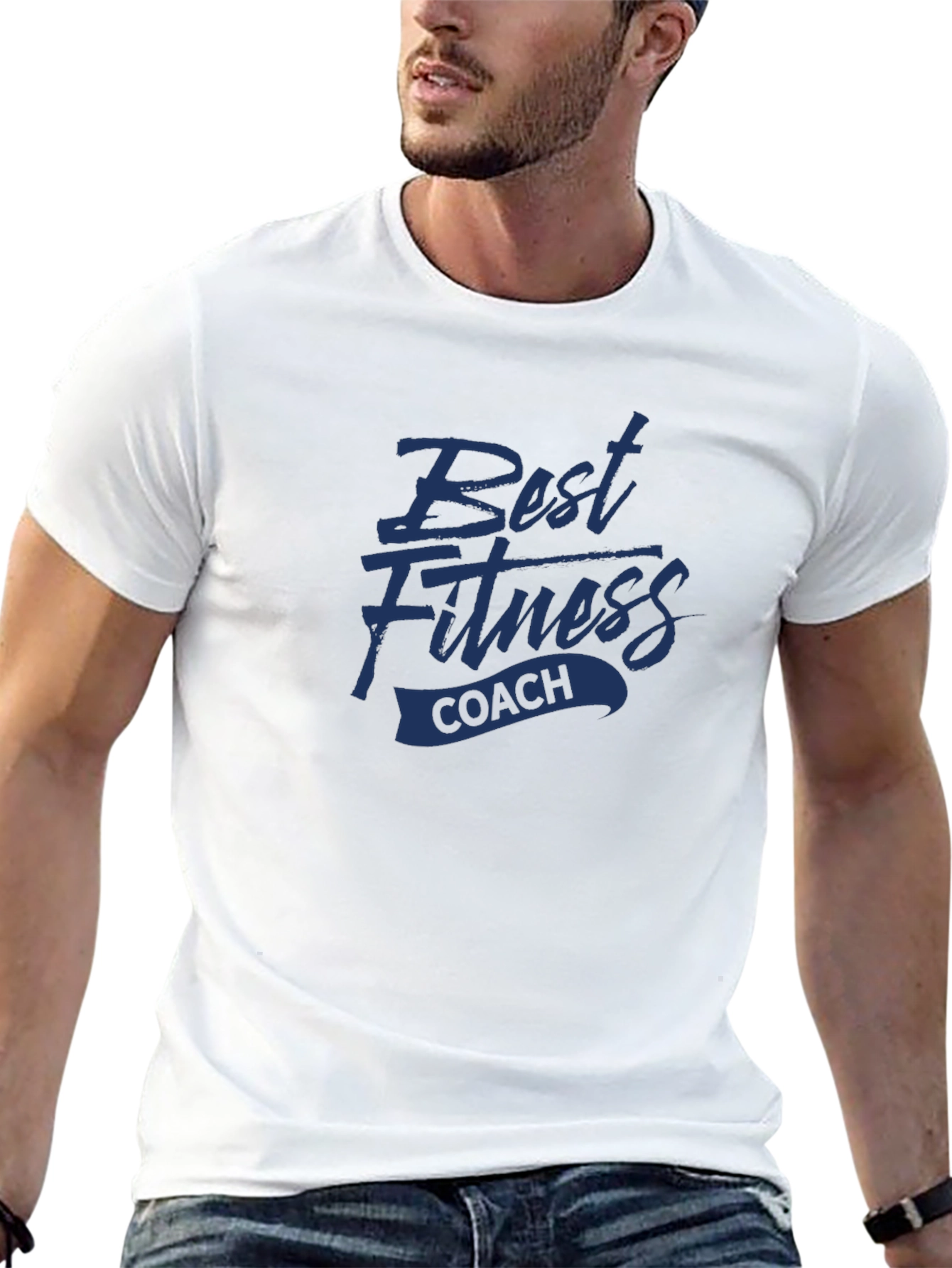 Best Fitness Coach Black T-Shirt