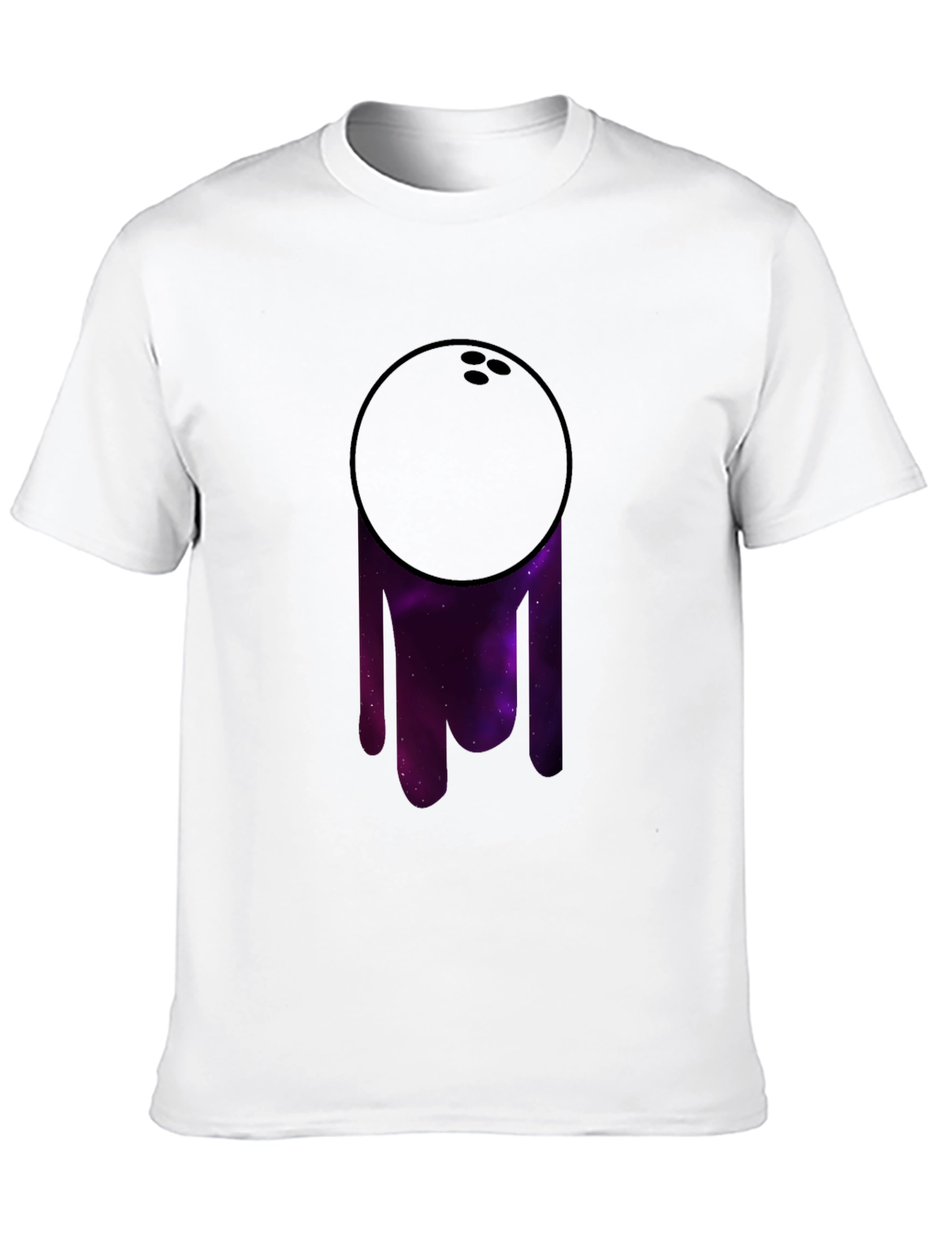 Cosmic Bowling Ball Graphic Tee - Black