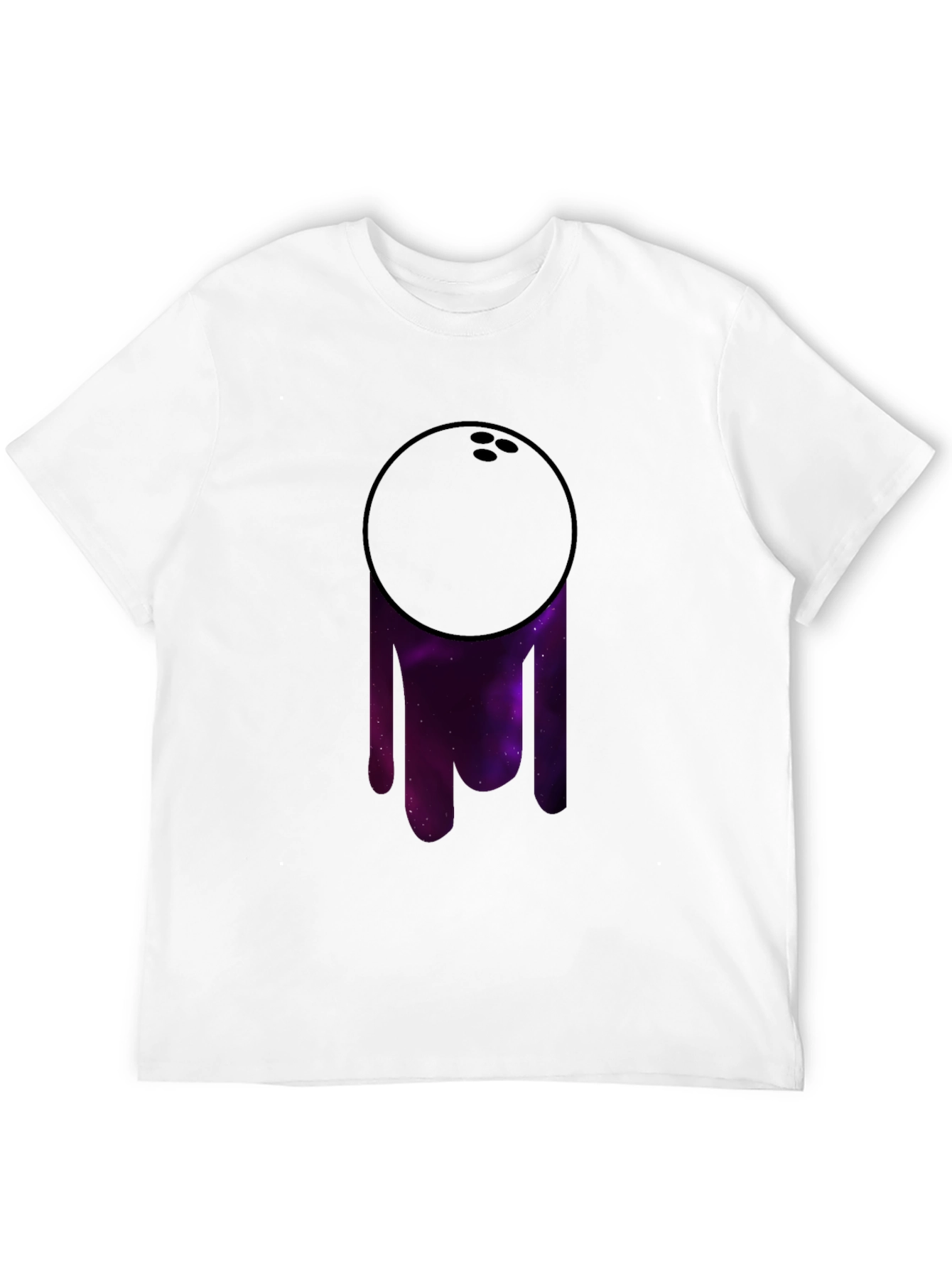 Cosmic Bowling Ball Graphic Tee - Black