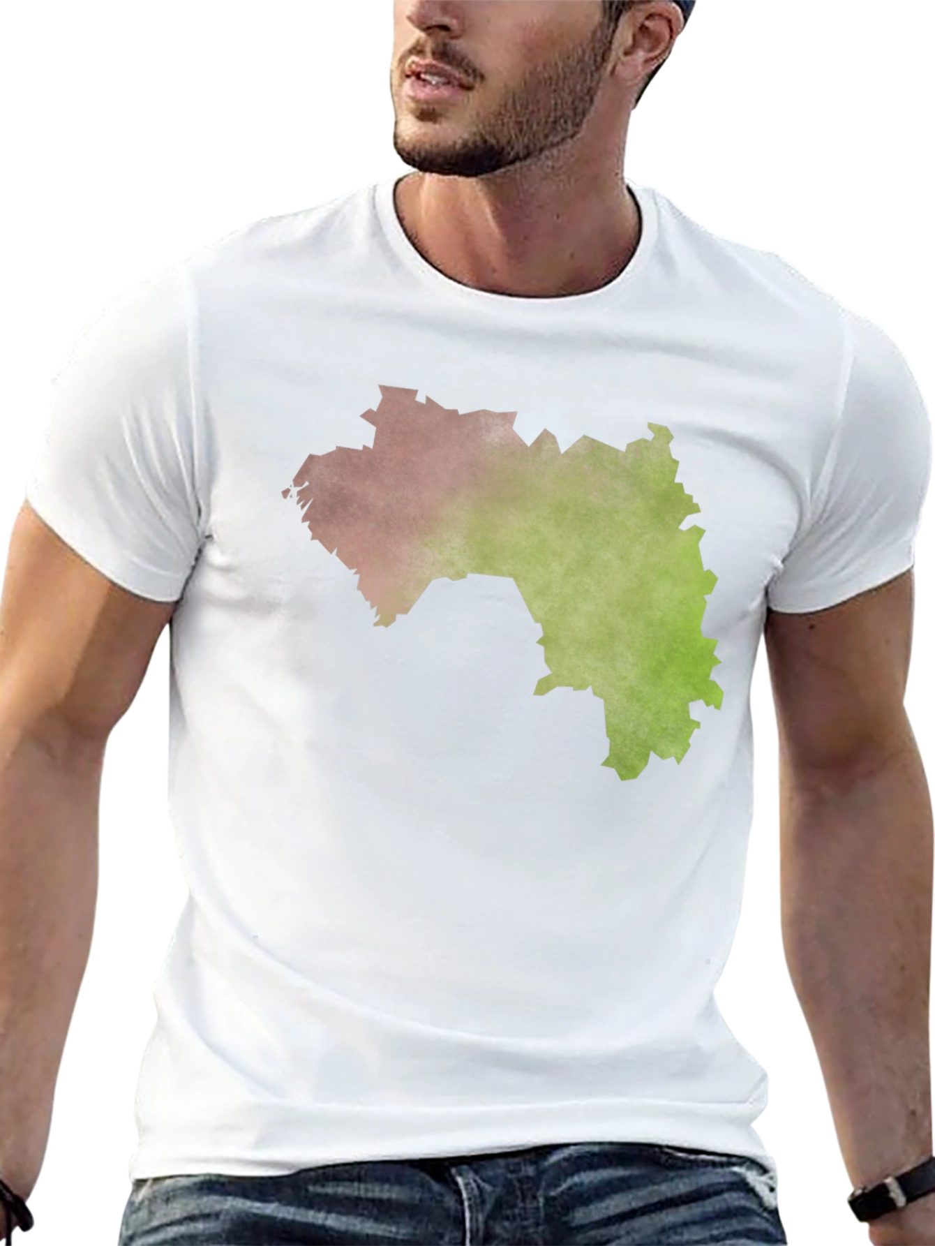 Guinea Map T-Shirt - Unique Country Design