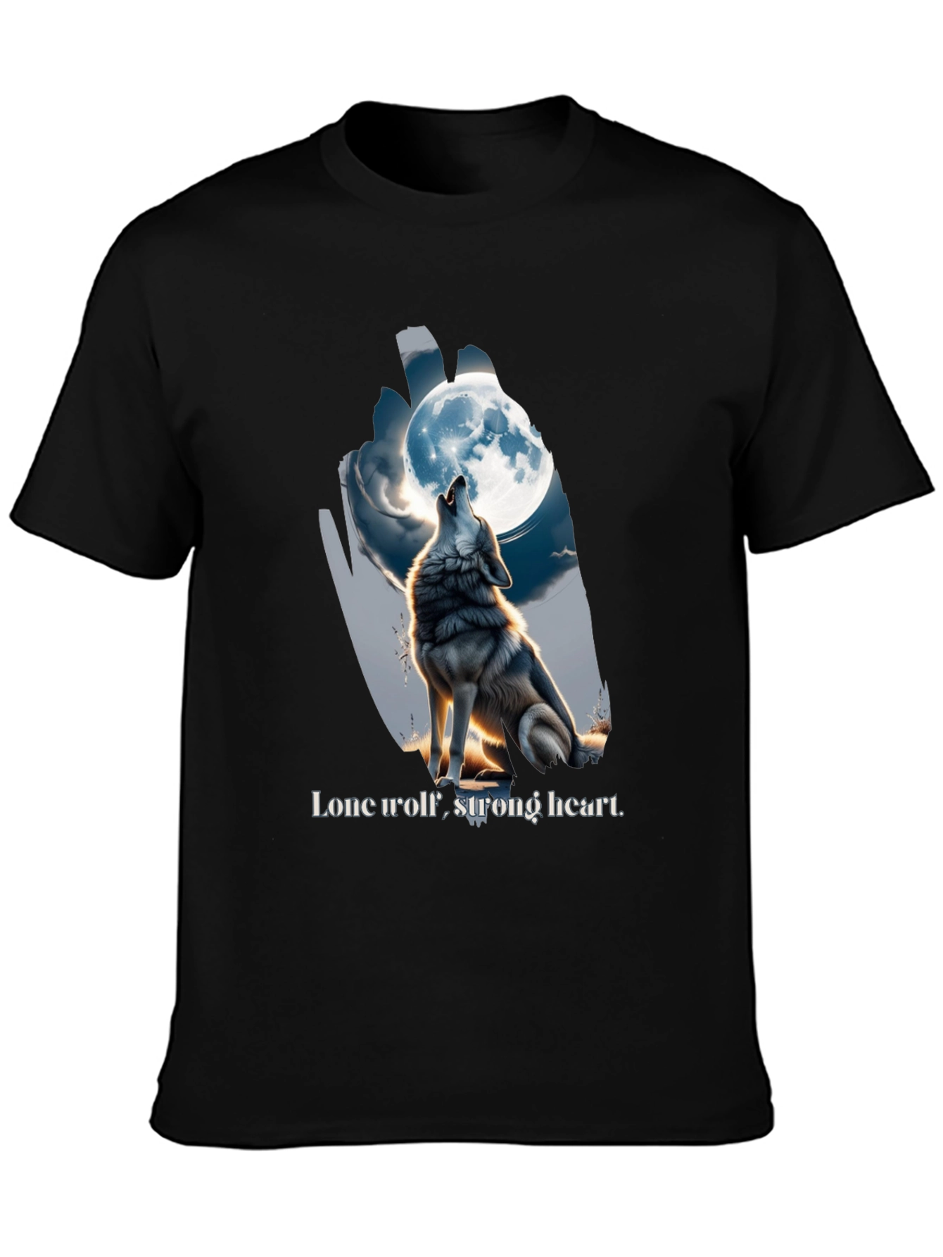 Lone Wolf Strong Heart Graphic Tee