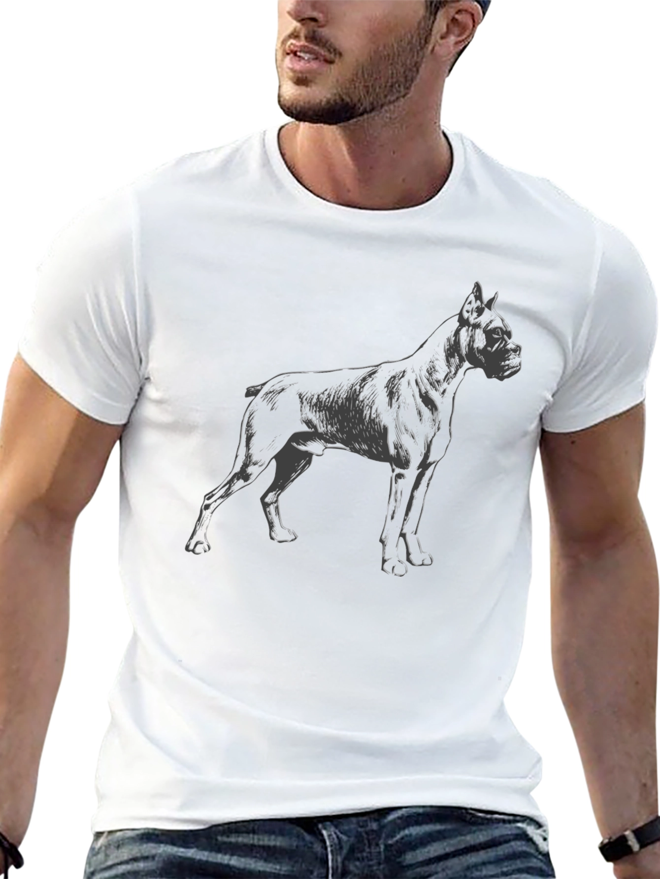 Dog Graphic Tee - Cool Canine Design