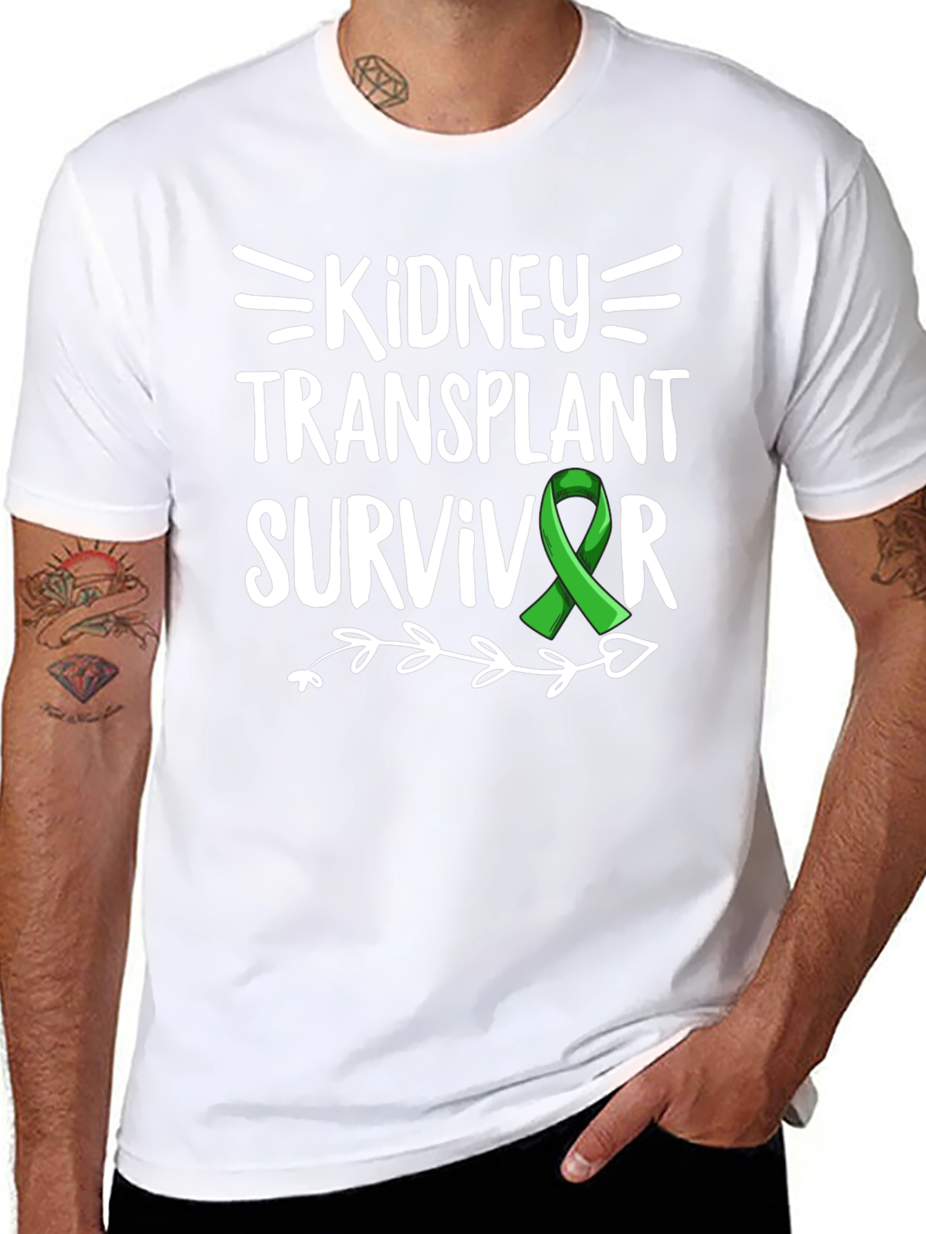 Kidney Transplant Survivor Awareness Graphic Tee