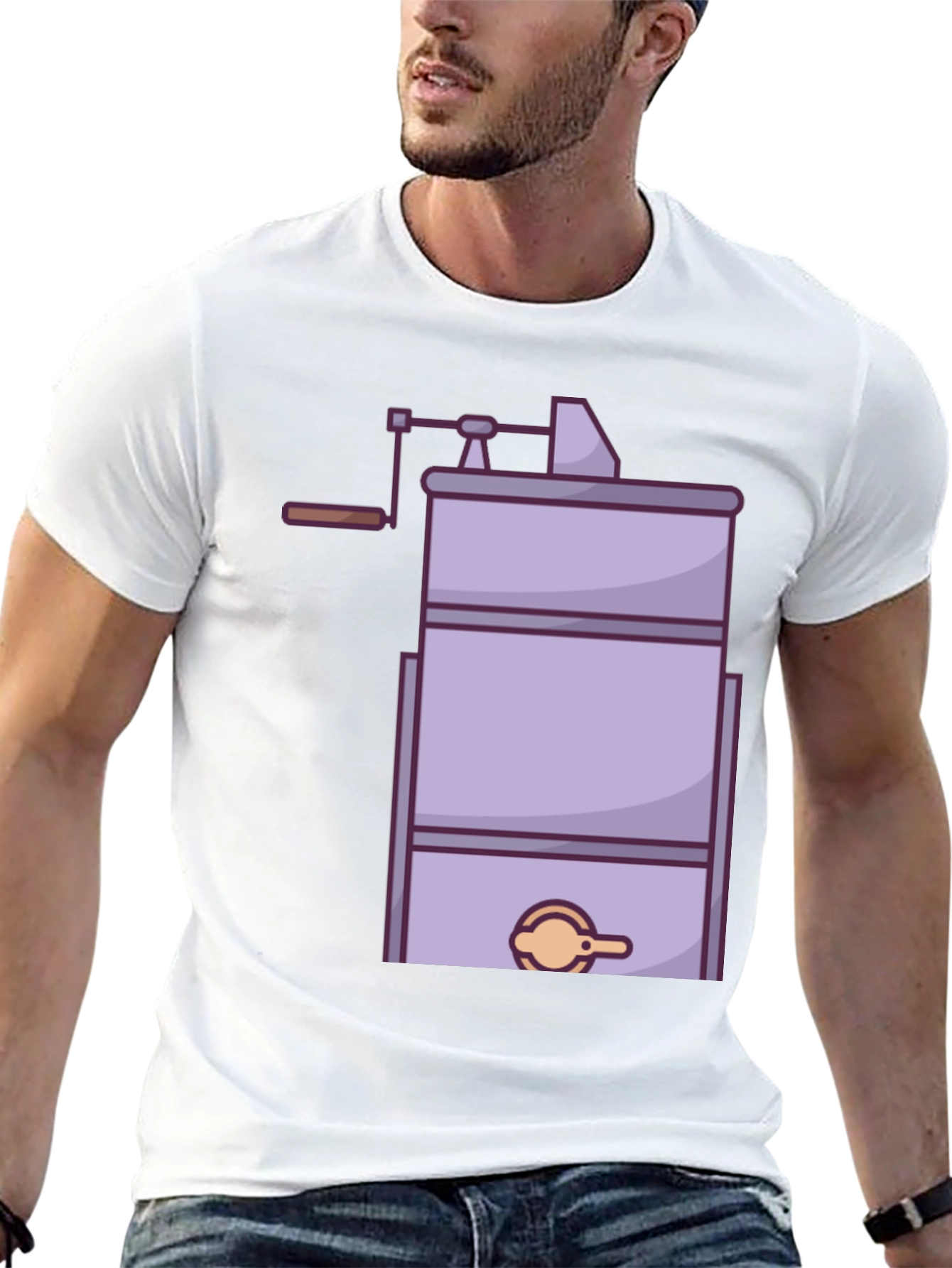 Honey Extractor Graphic Tee - Beekeeping T-Shirt