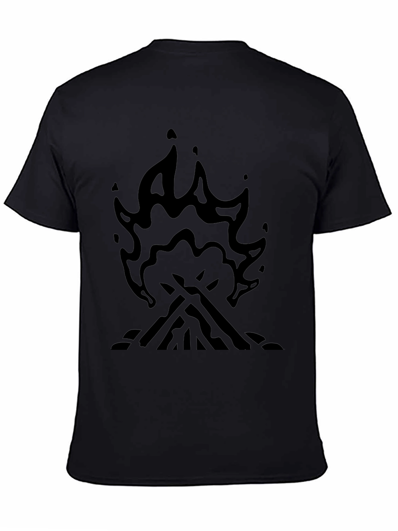 Campfire Graphic T-Shirt - Black
