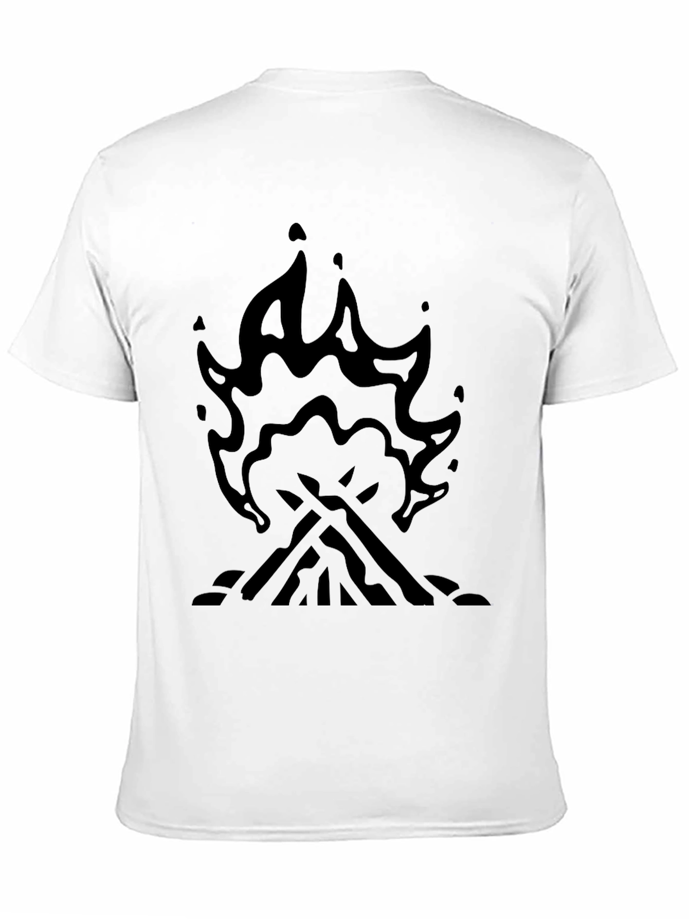 Campfire Graphic T-Shirt - Black