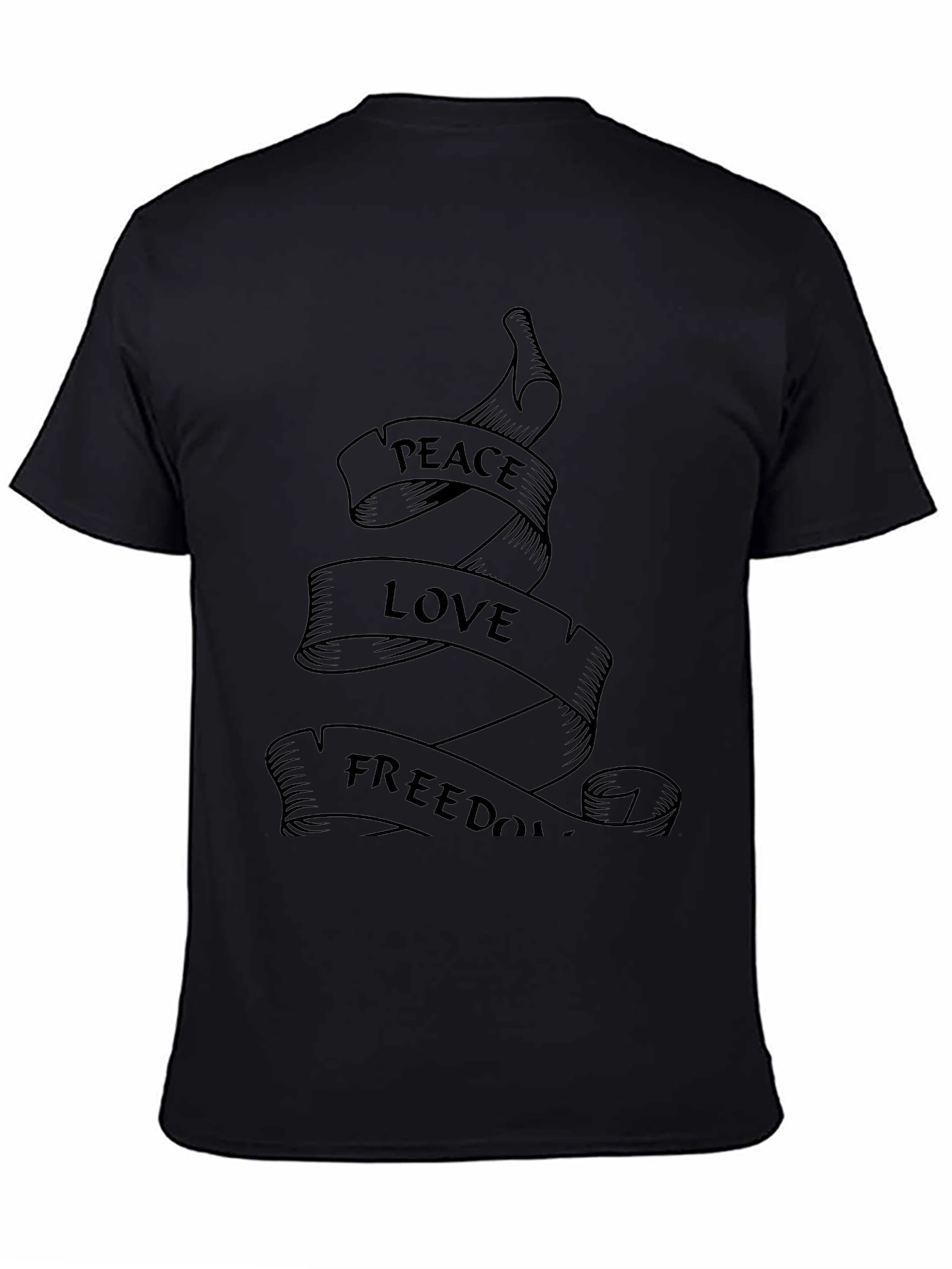 Peace Love Freedom Graphic T-Shirt