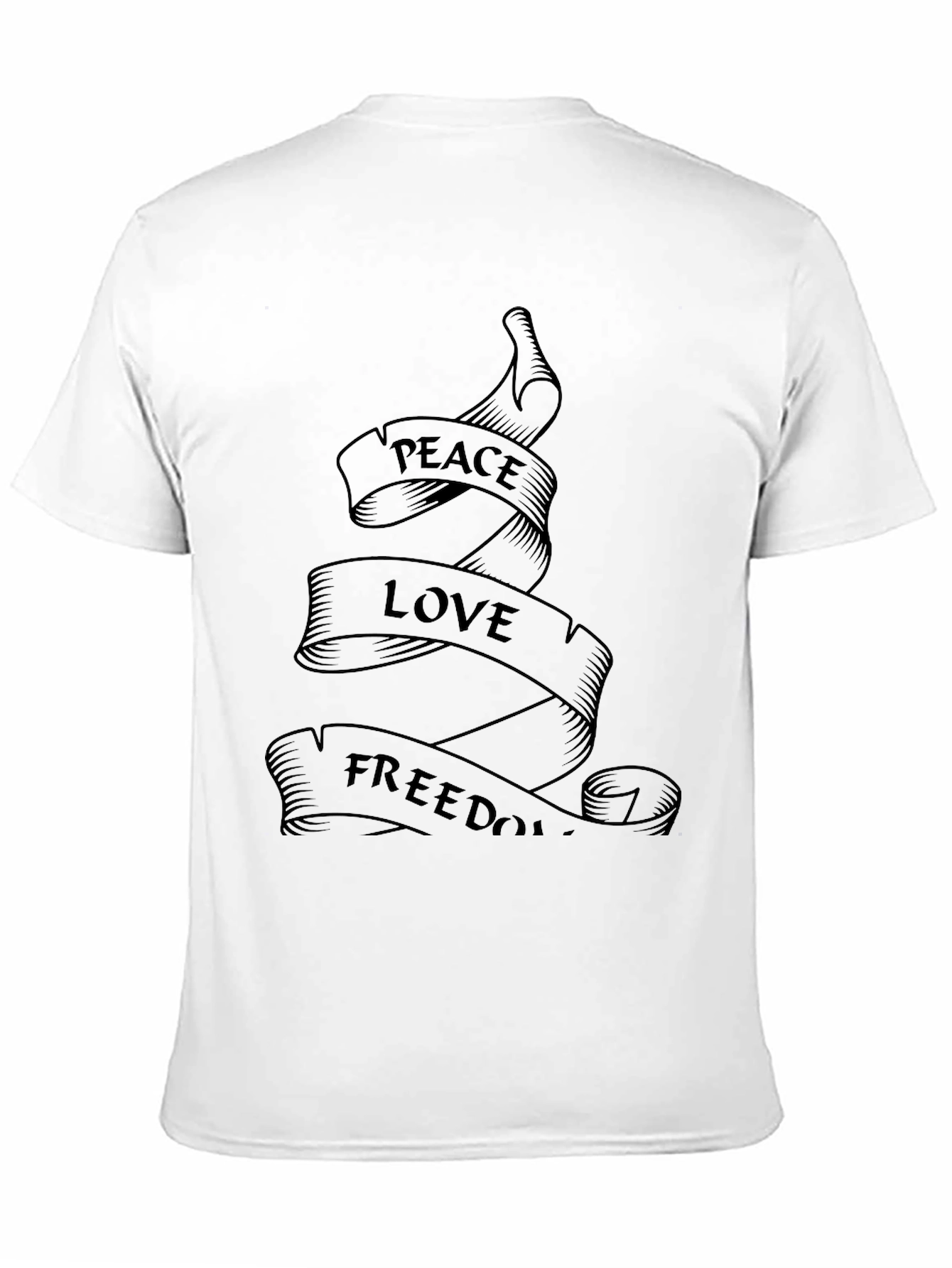 Peace Love Freedom Graphic T-Shirt