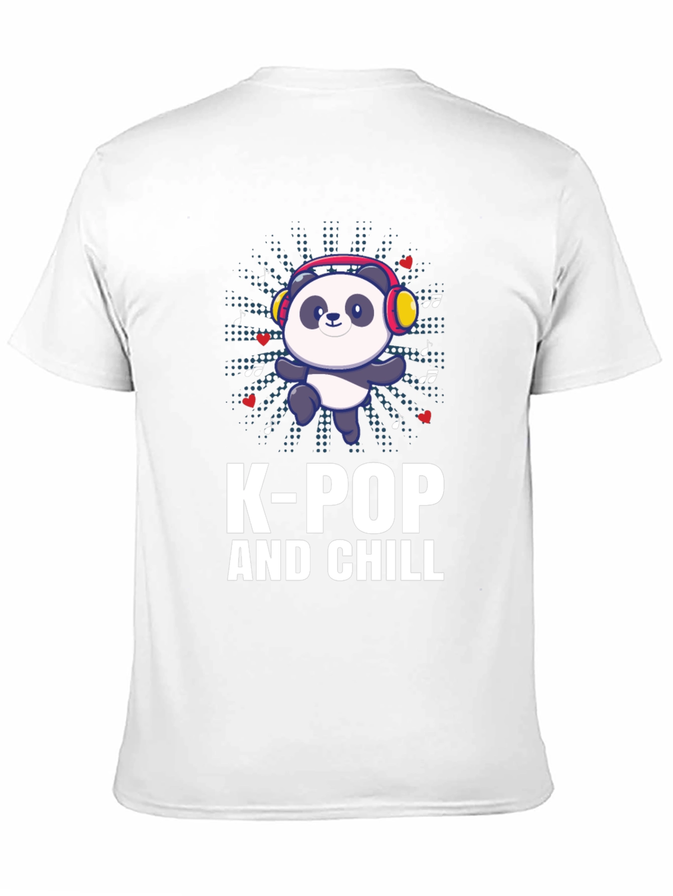 K-Pop and Chill Panda T-Shirt