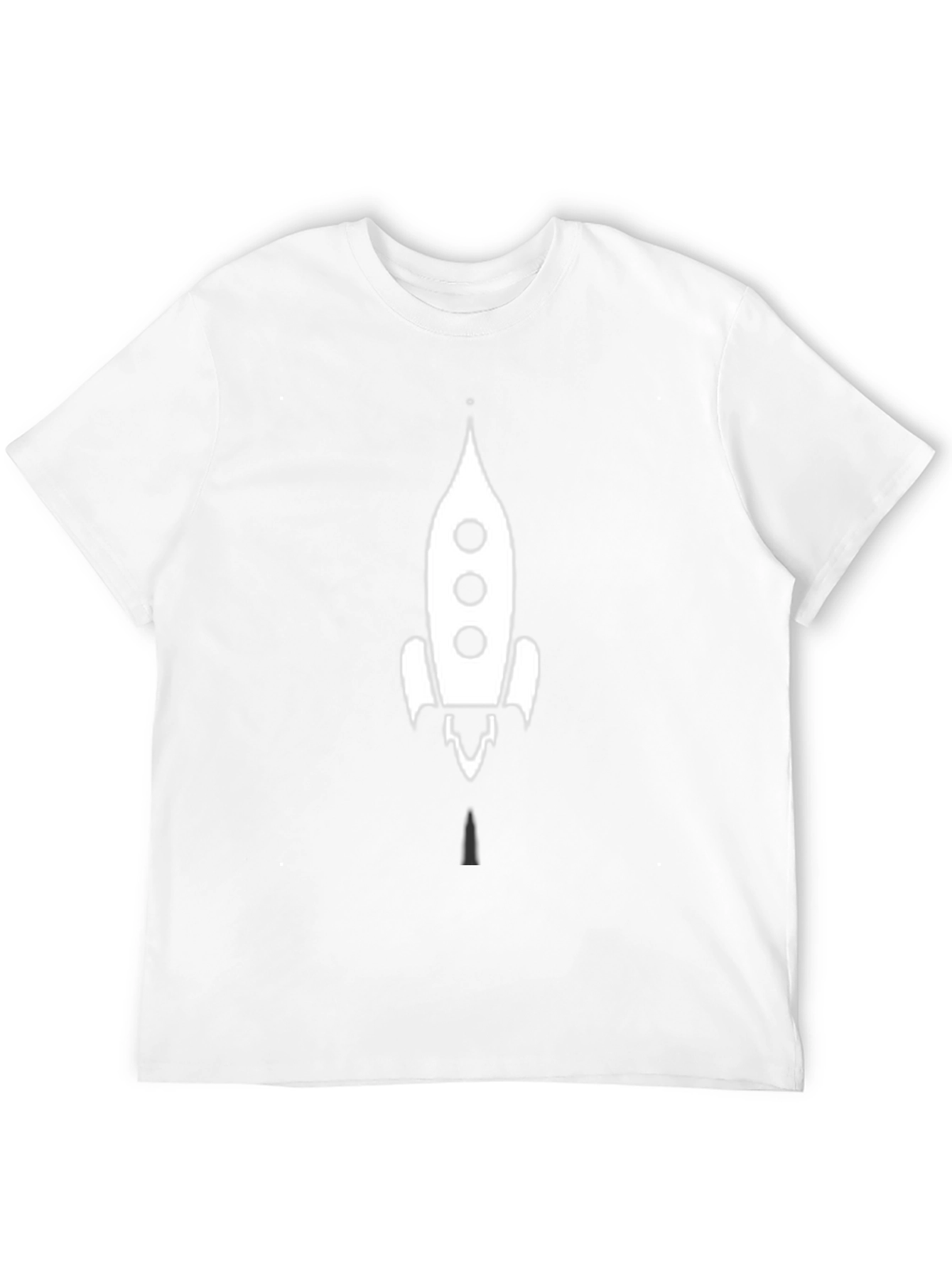 Rocket Graphic T-Shirt - Classic Black Tee