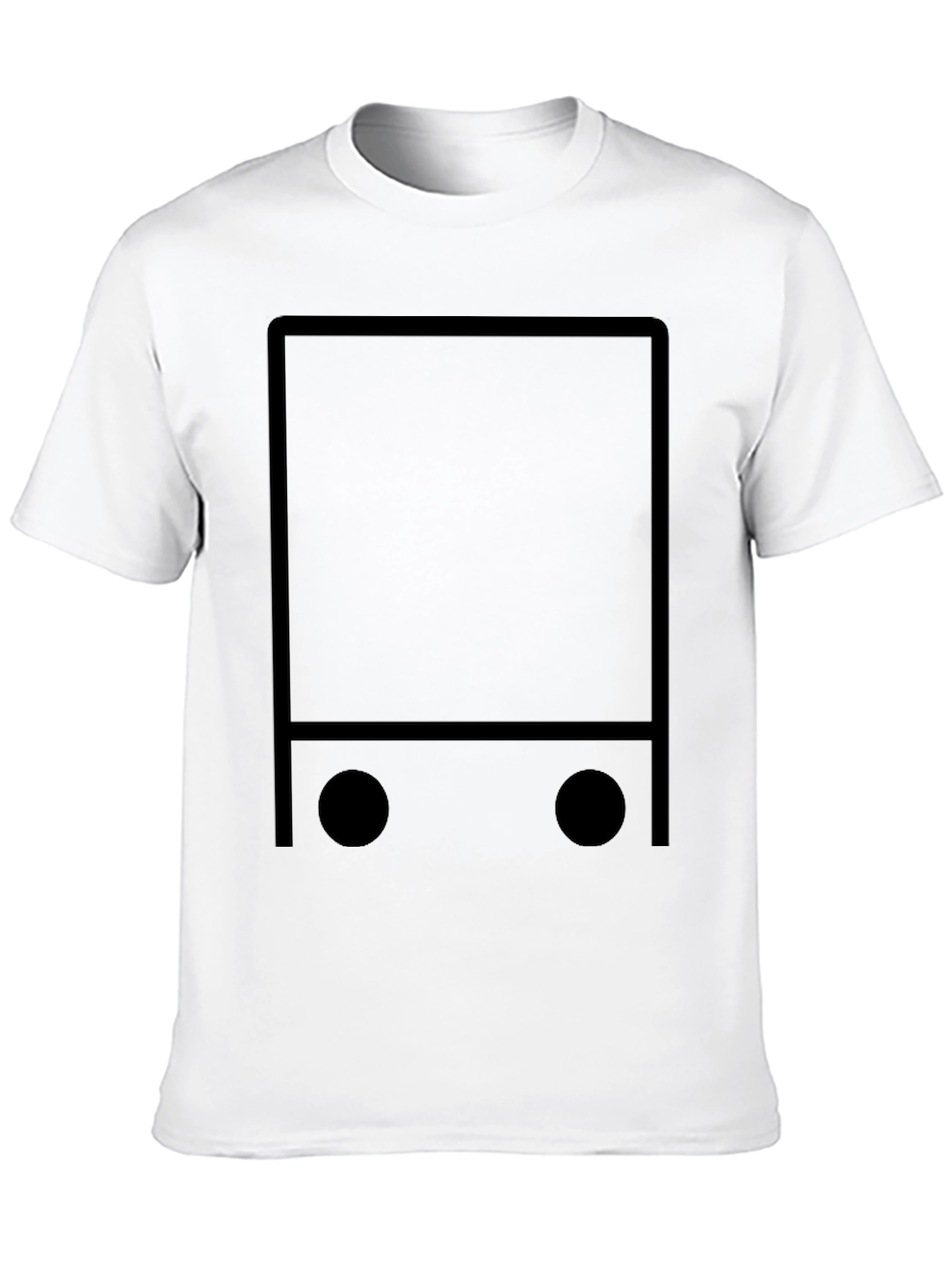 Modern Minimalist Graphic Tee - Black