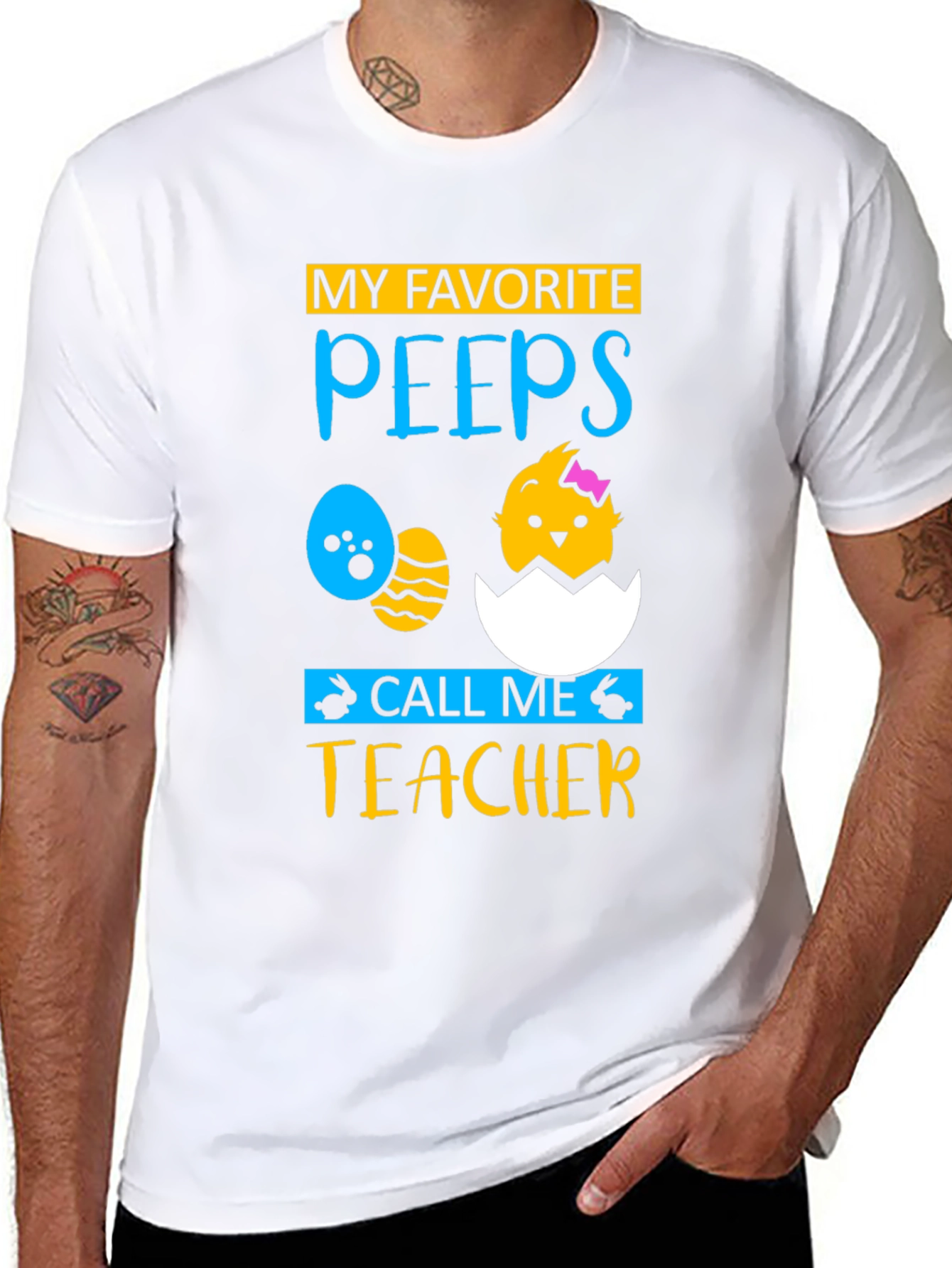 My Favorite Peeps Teacher Easter T-Shirt