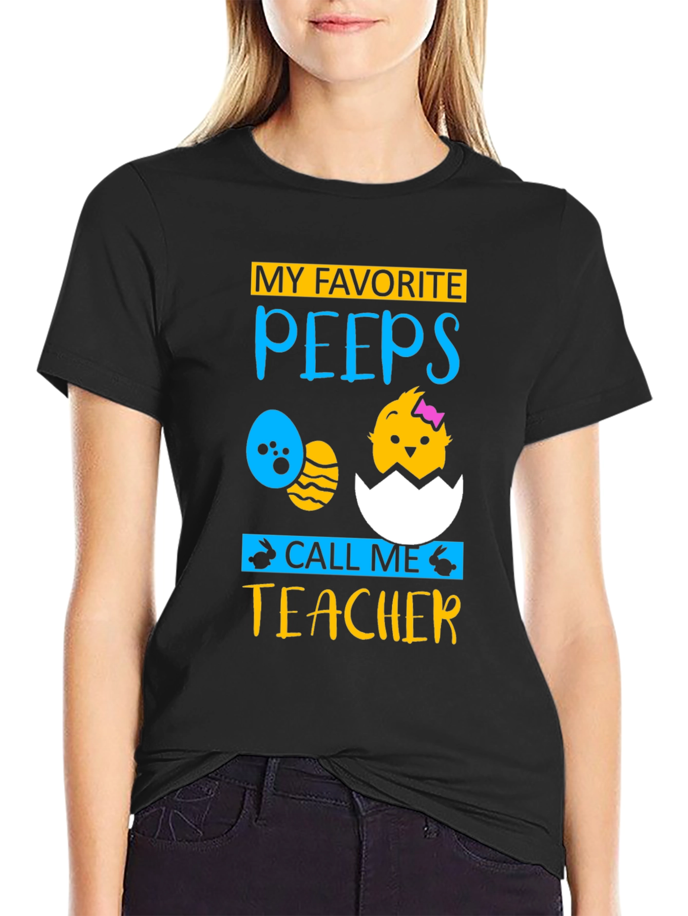 My Favorite Peeps Teacher Easter T-Shirt