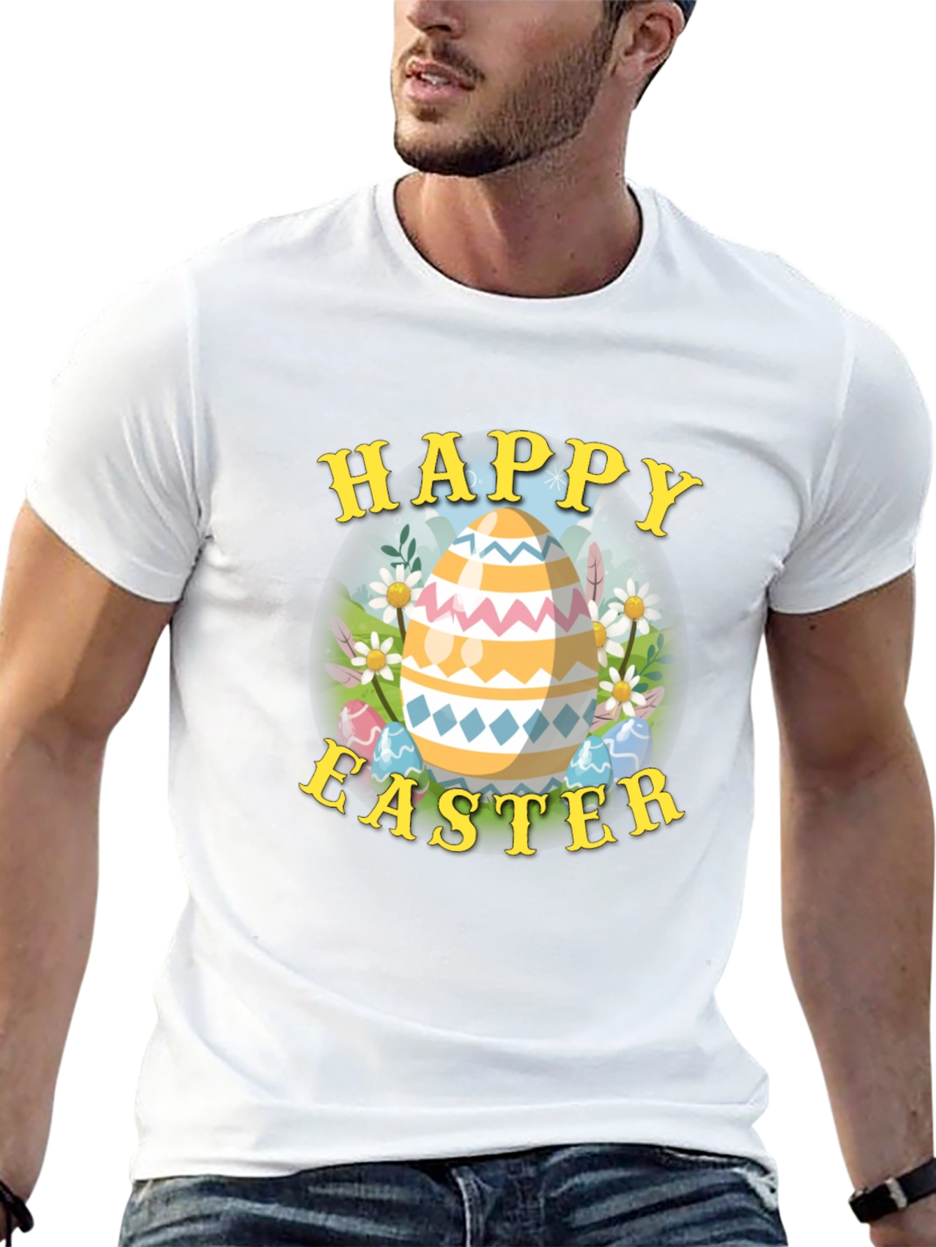 Happy Easter Egg Graphic Tee