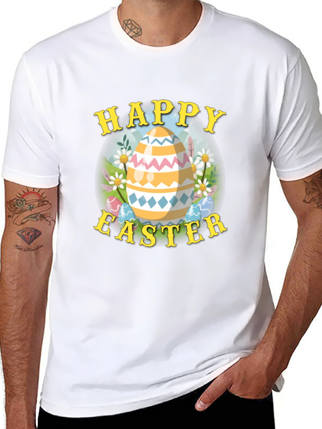 Happy Easter Egg Graphic Tee