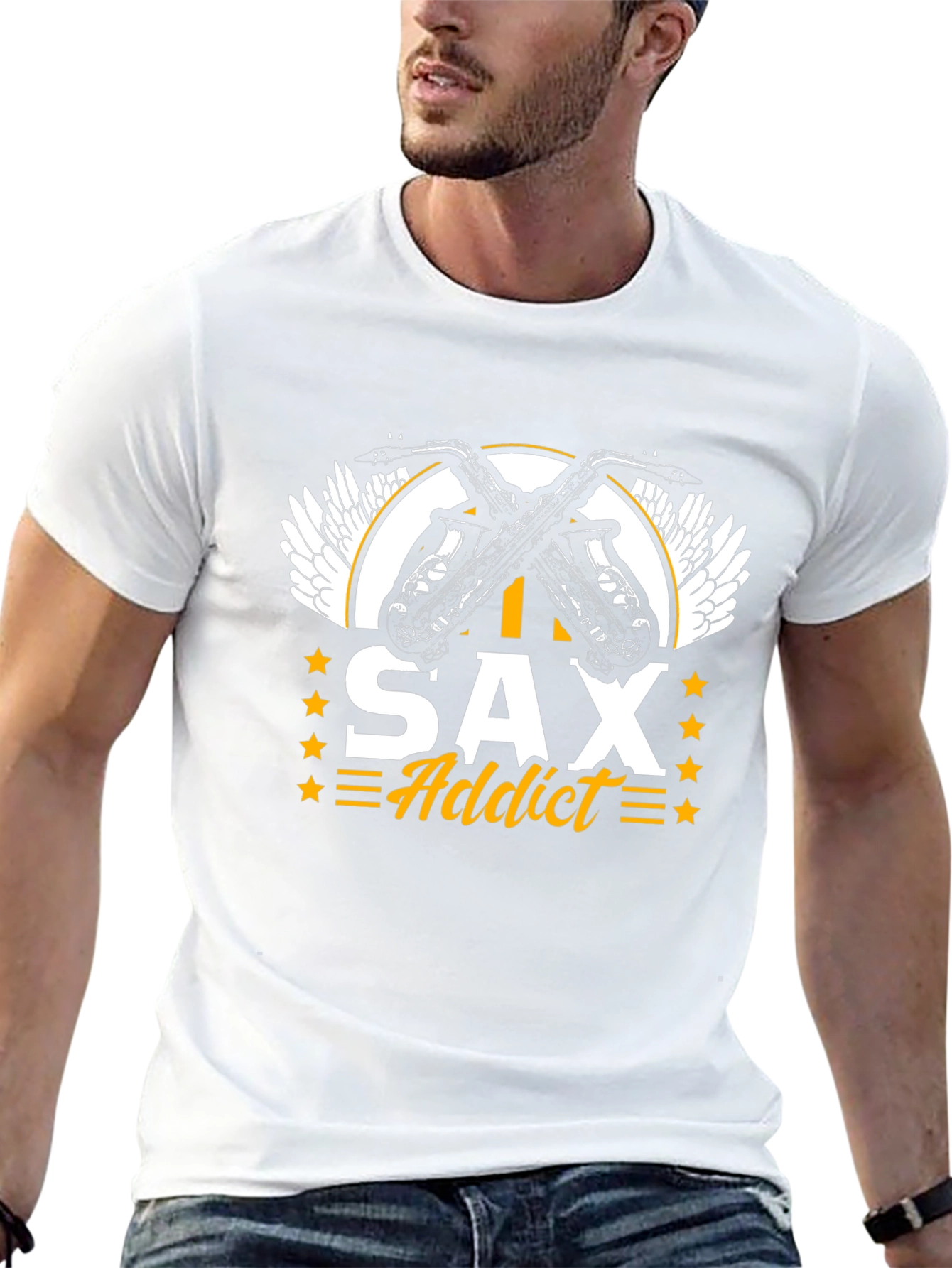 Sax Addict Graphic T-Shirt