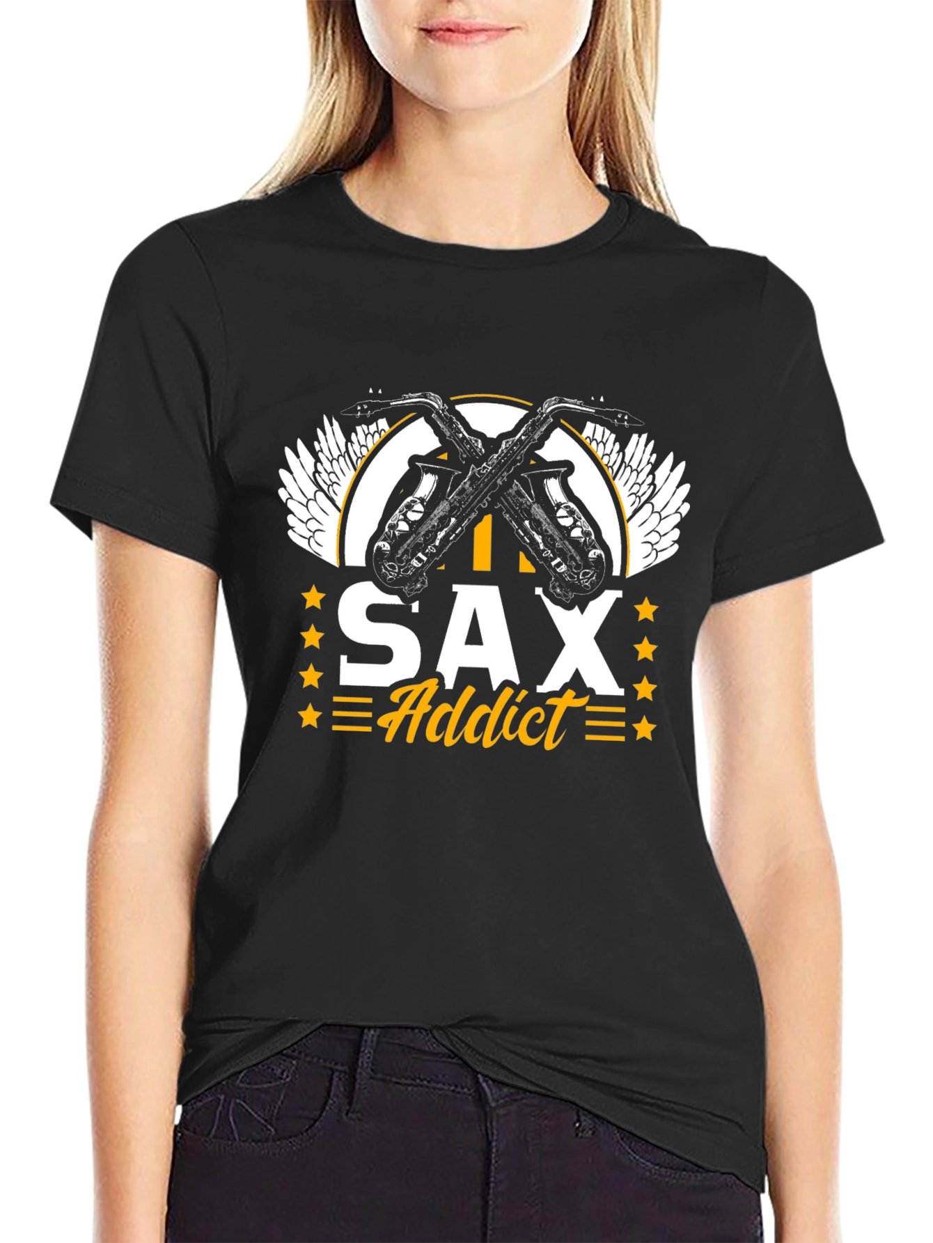 Sax Addict Graphic T-Shirt