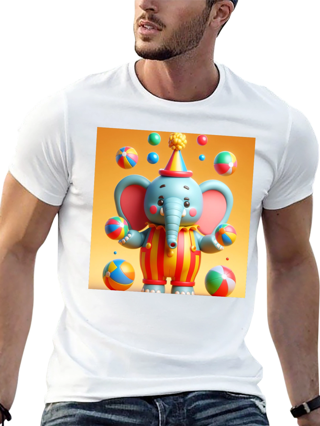 Clown Elephant T-Shirt