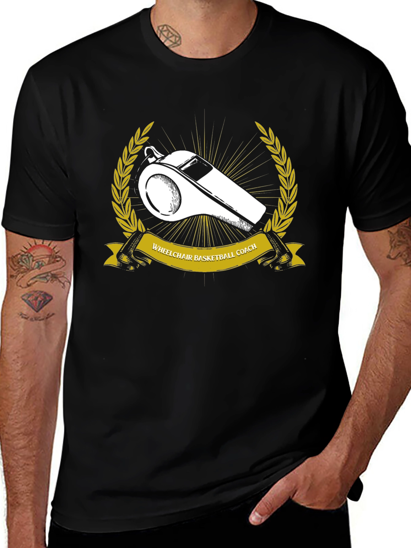 Wheelchair Basketball Coach T-Shirt