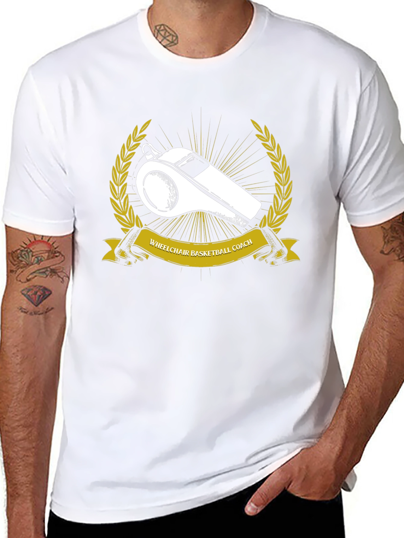 Wheelchair Basketball Coach T-Shirt
