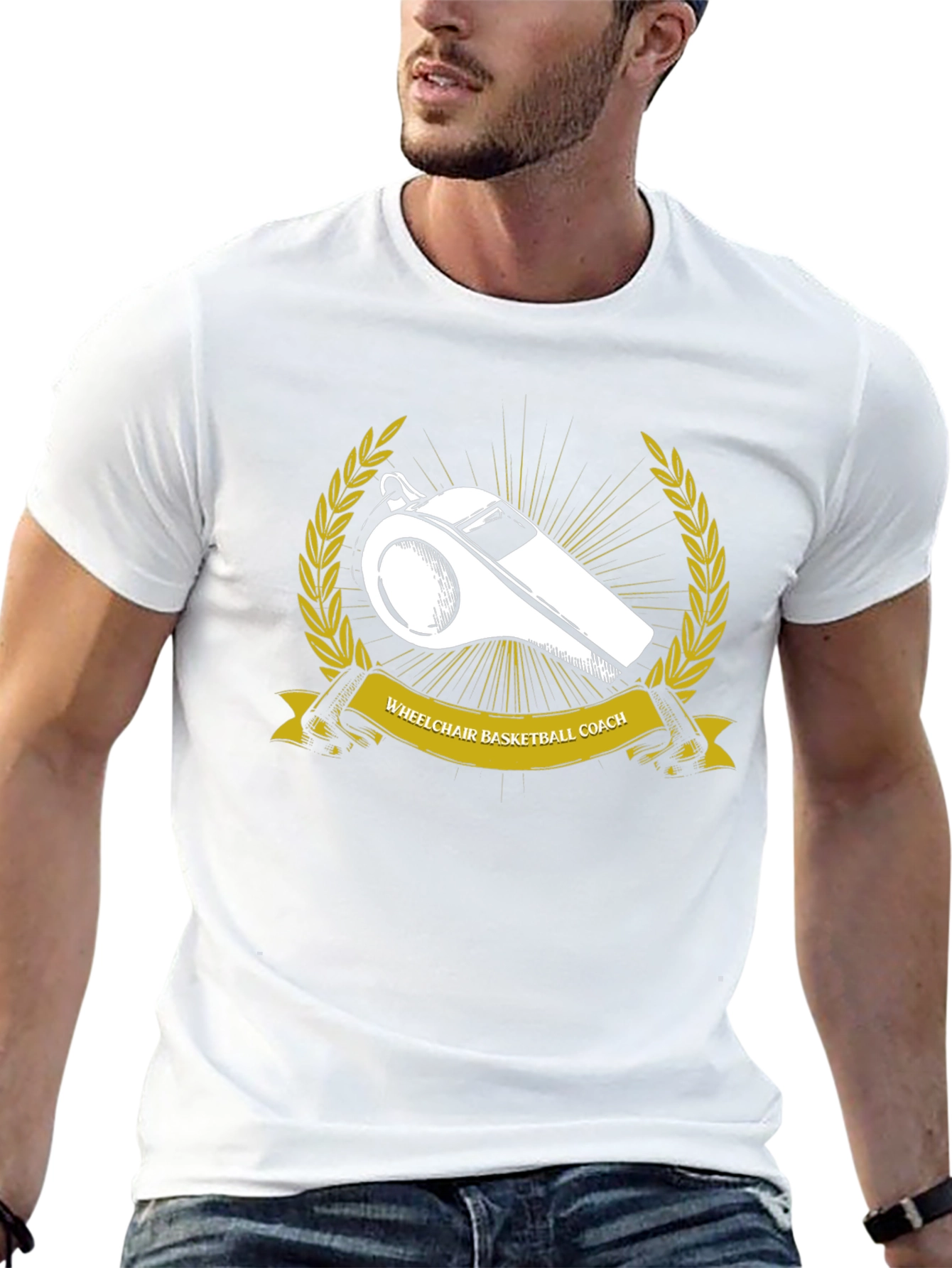 Wheelchair Basketball Coach T-Shirt