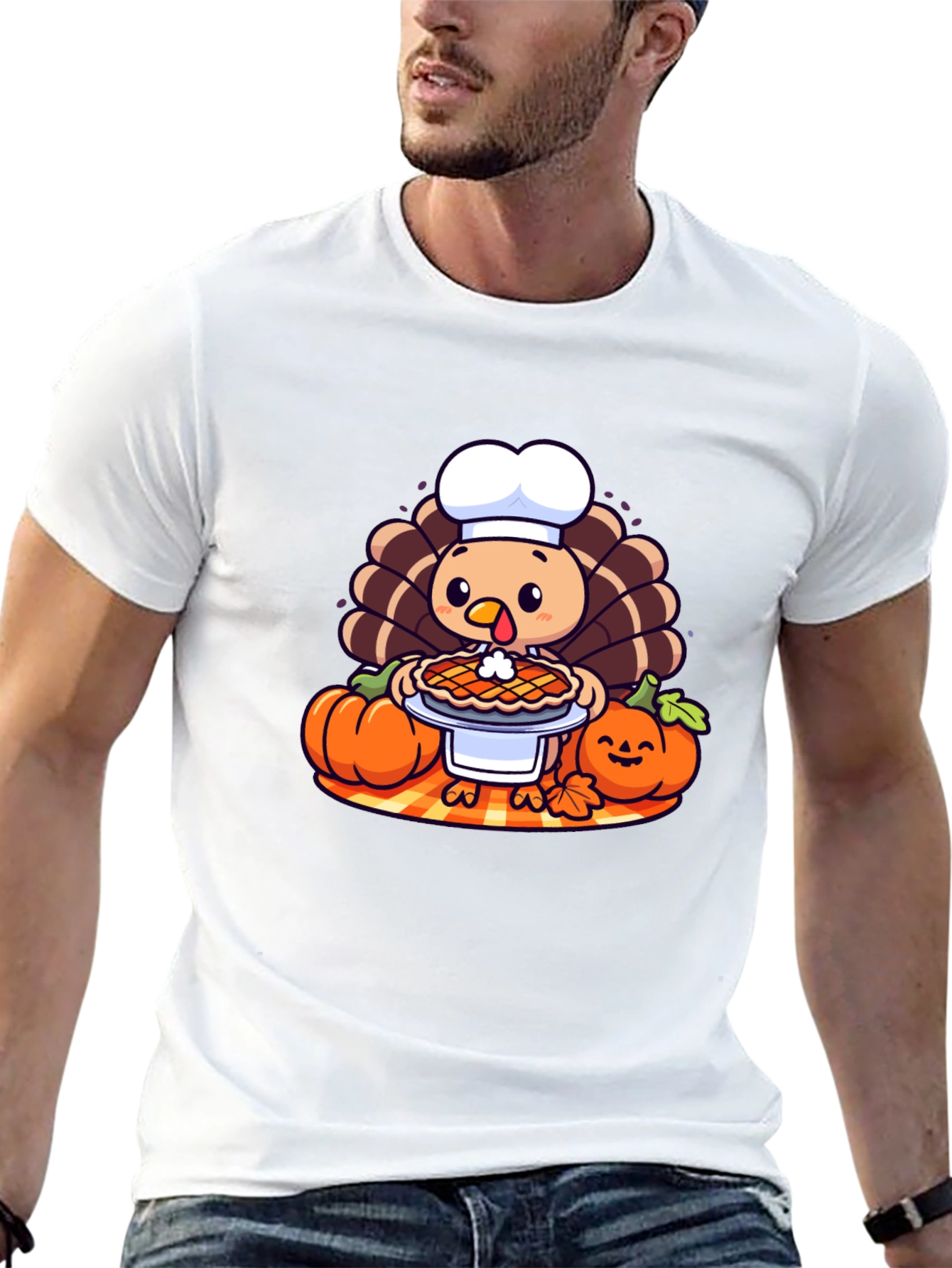 Thanksgiving Turkey Chef T-Shirt