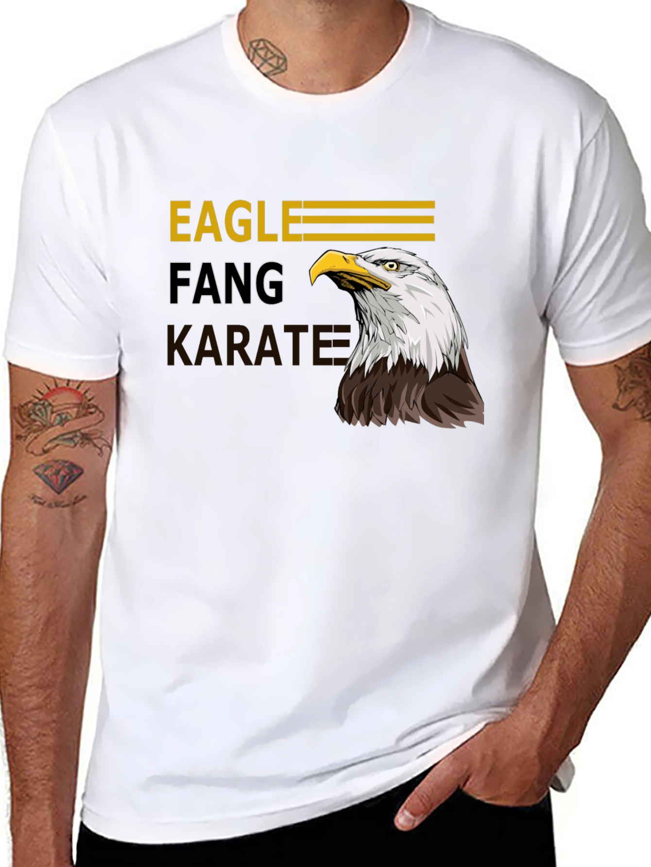 Eagle Fang Karate Graphic T-Shirt - Black