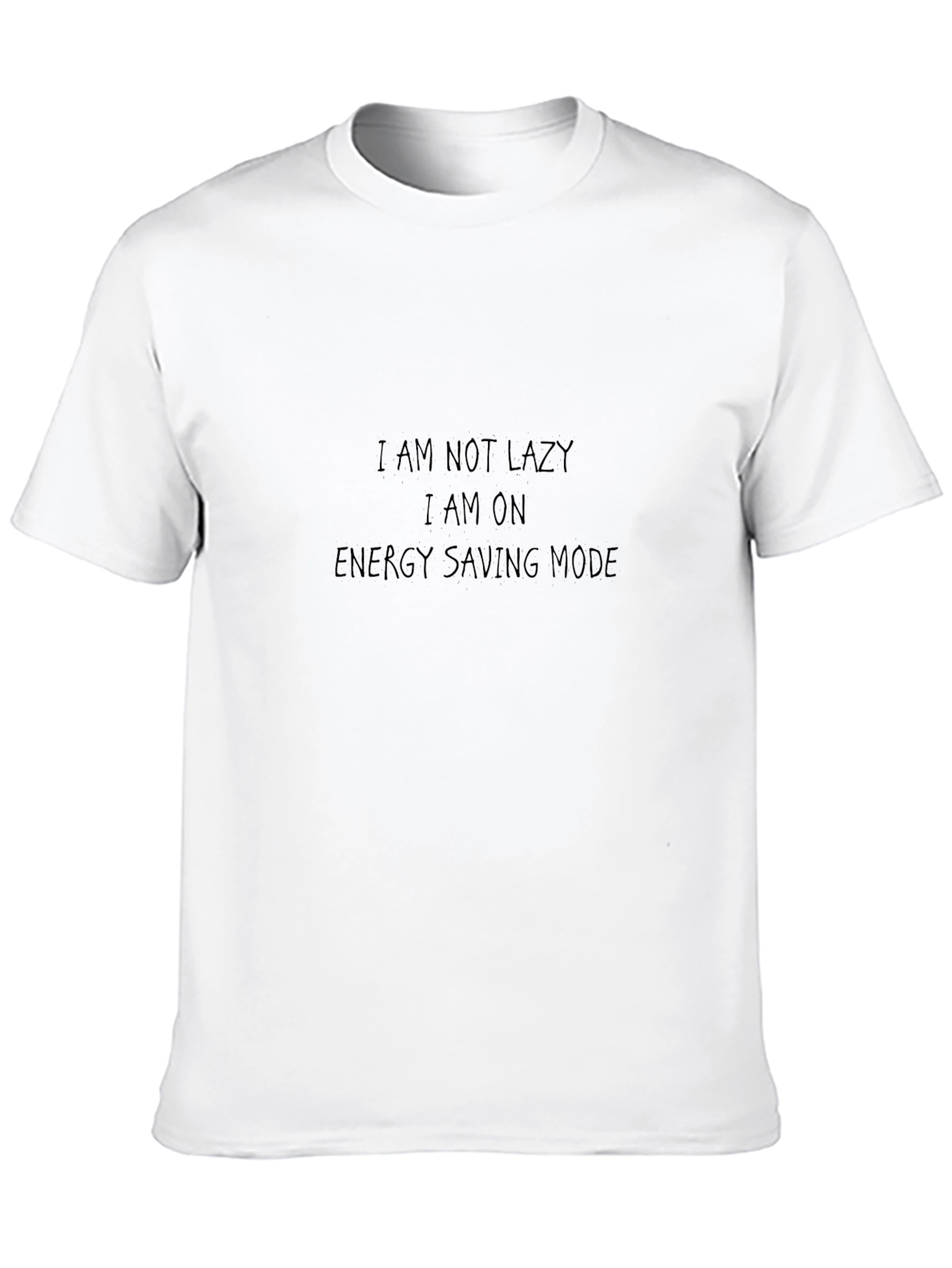 Energy Saving Mode Black T-Shirt